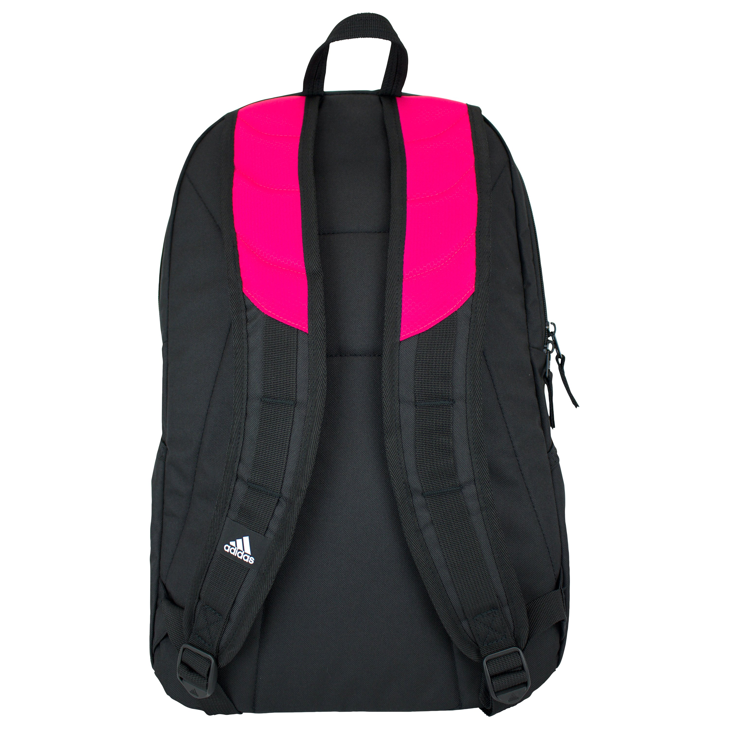 Adidas black discount and pink backpack