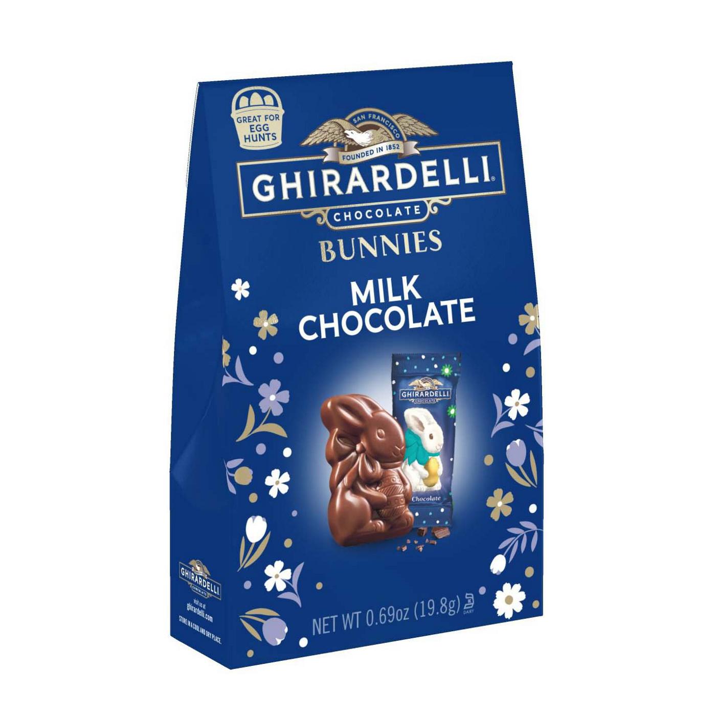 Ghirardelli Milk Chocolate Bunnies Easter Candy; image 2 of 3