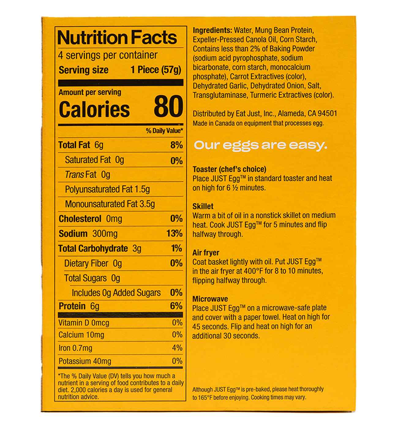 Just Egg Folded Plant-Based Eggs; image 3 of 4