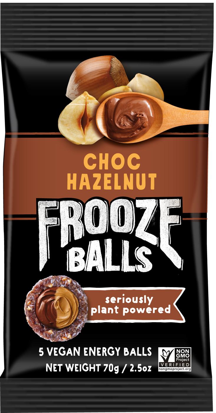 Frooze Balls Choc Hazelnut Vegan Energy Balls - Shop Granola & Snack Bars  at H-E-B