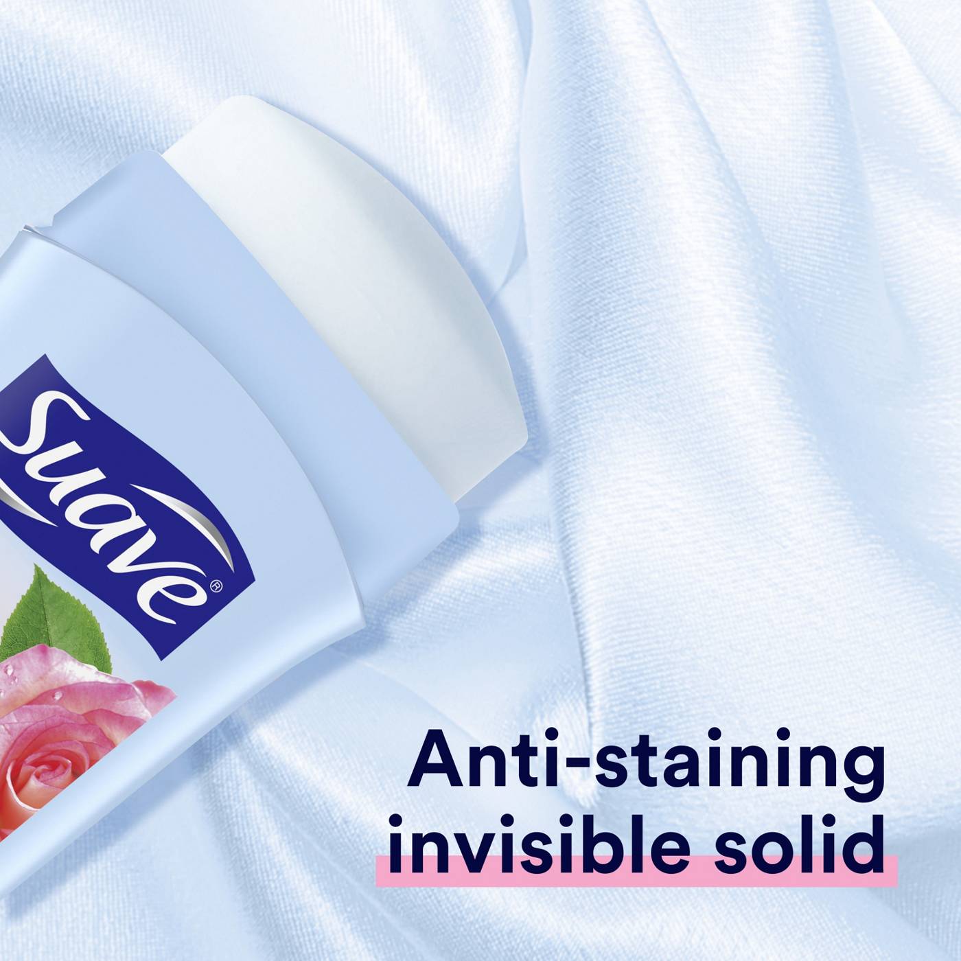 Suave Invisible Solid Antiperspirant Deodorant - Aloe & Rose Water; image 4 of 6