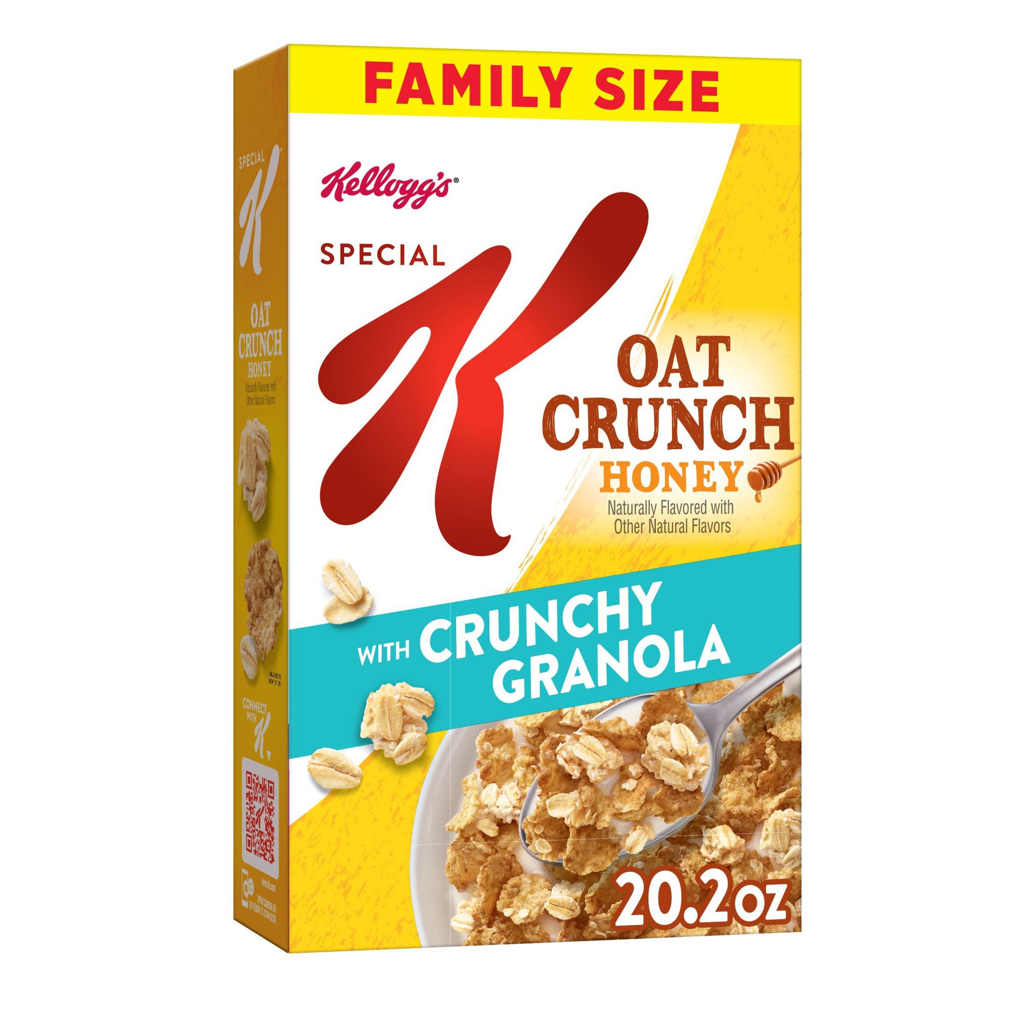 Kellogg's Special K Oat Crunch Honey Cold Breakfast Cereal - Shop Cereal at  H-E-B