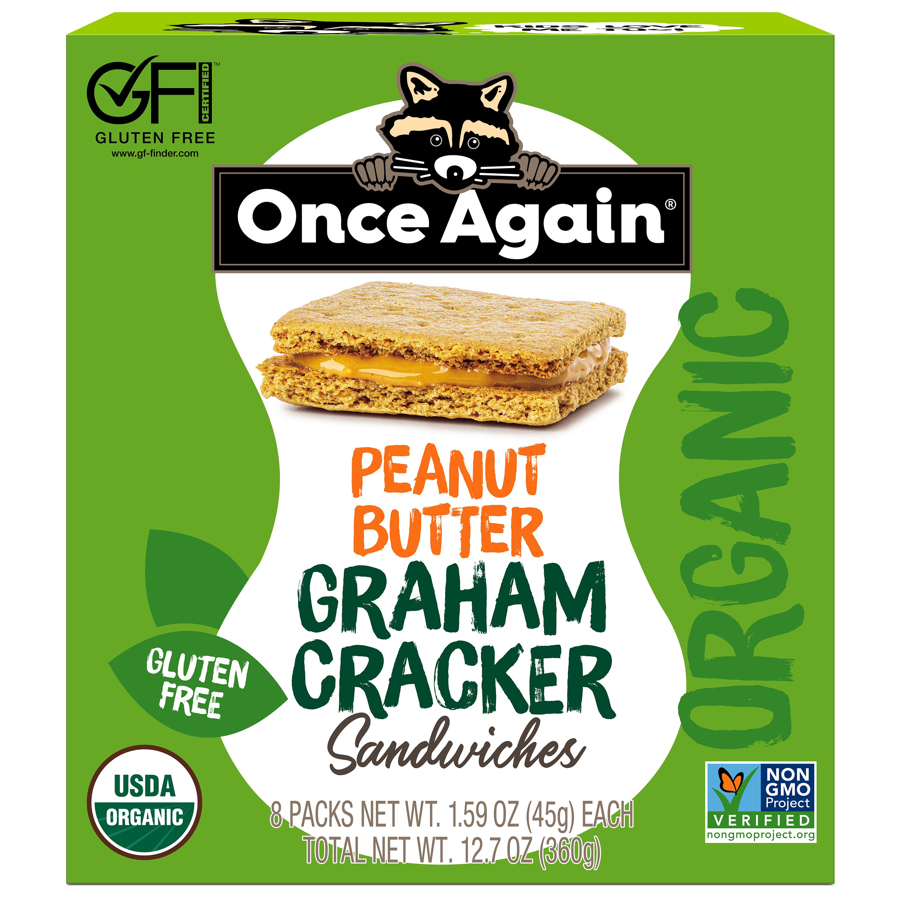 Once Again Peanut Butter Graham Cracker Sandwiches Shop Cookies at HEB