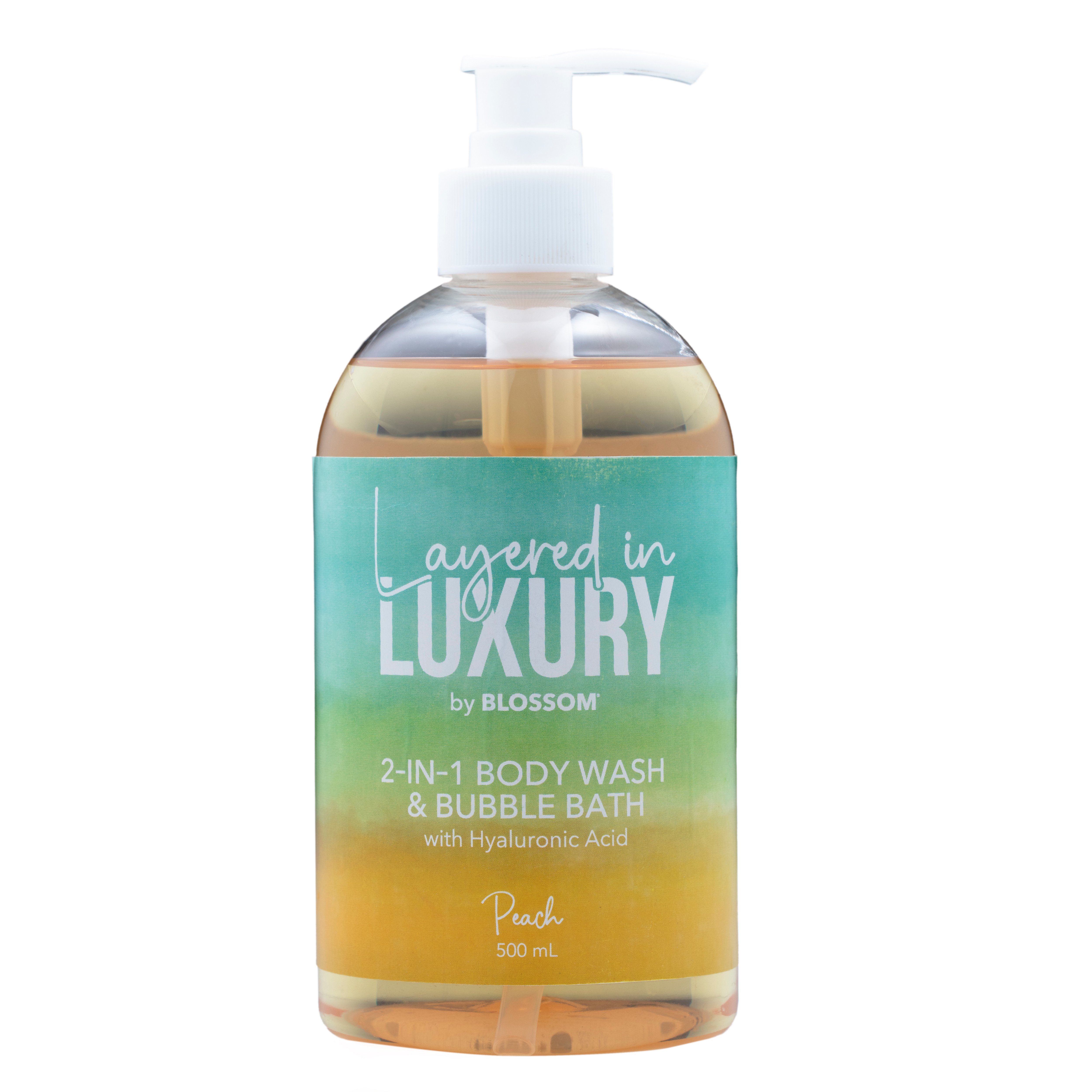 Blossom 2in1 Body Wash & Bubble Bath Peach Shop Body Wash at HEB