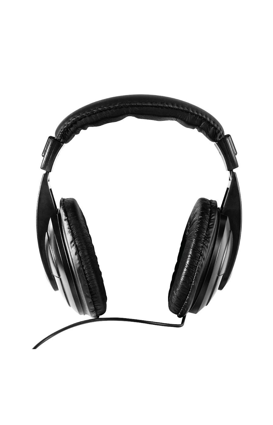 Bytech Wired Cushion Headset Aux Black Shop Headphones at HEB