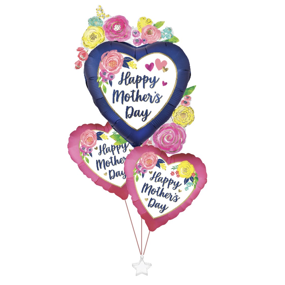 BLOOMS by H-E-B Happy Mother's Day Helium Balloon Bouquet - Shop ...