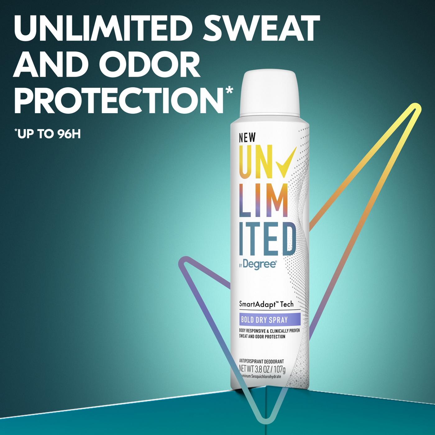 Degree Unlimited Antiperspirant Deodorant Spray Bold; image 9 of 10