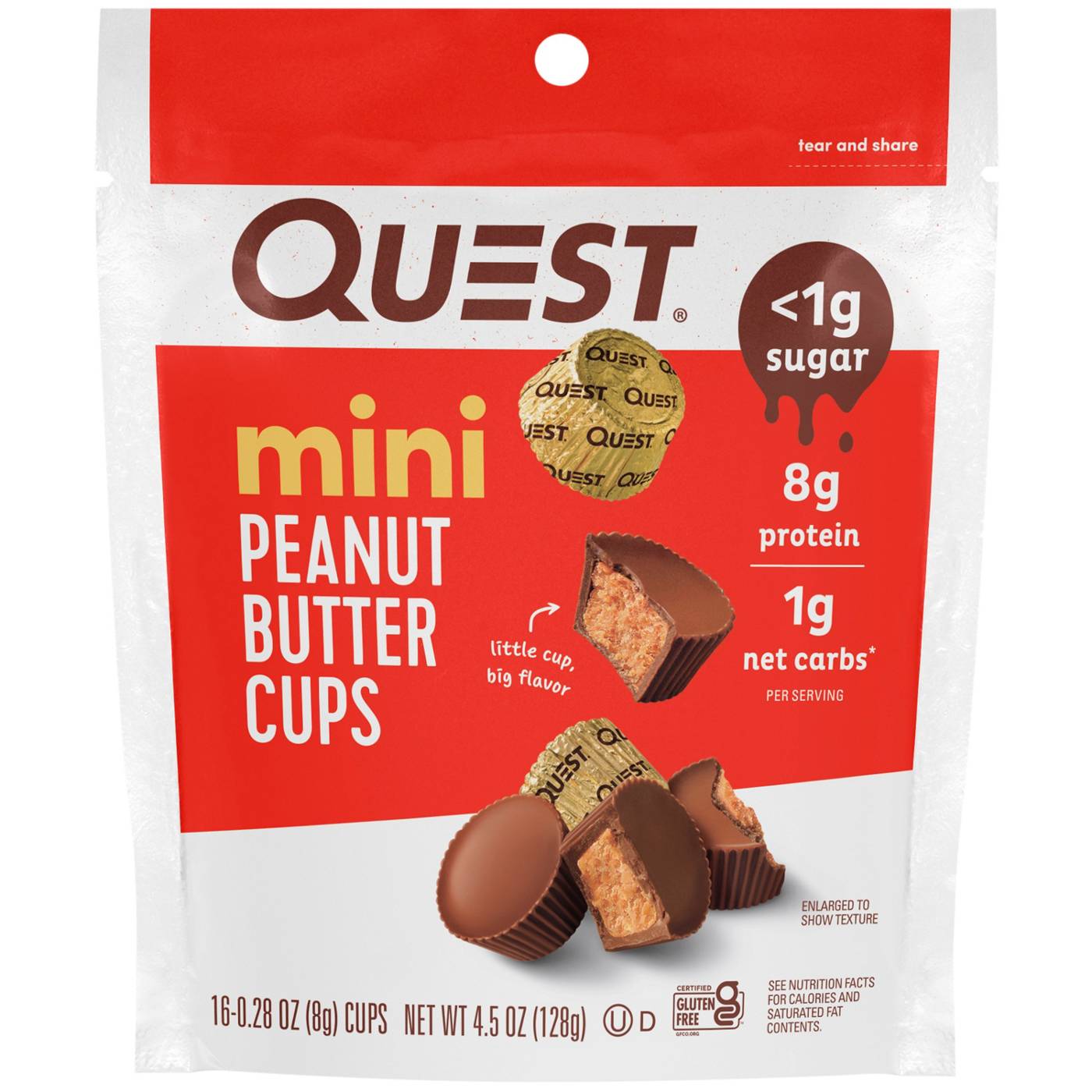 Quest Mini Peanut Butter Cups; image 1 of 2