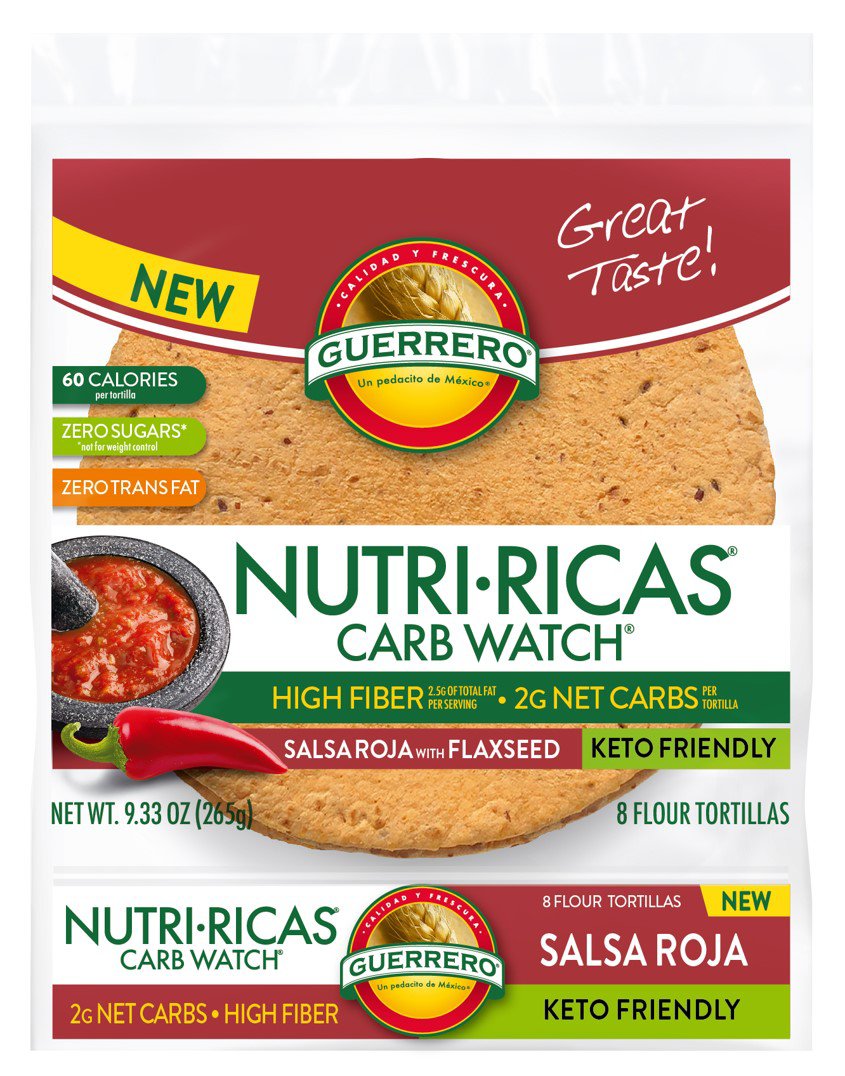 Guerrero Nutriricas Carb Watch Salsa Roja Flour Tortillas Shop