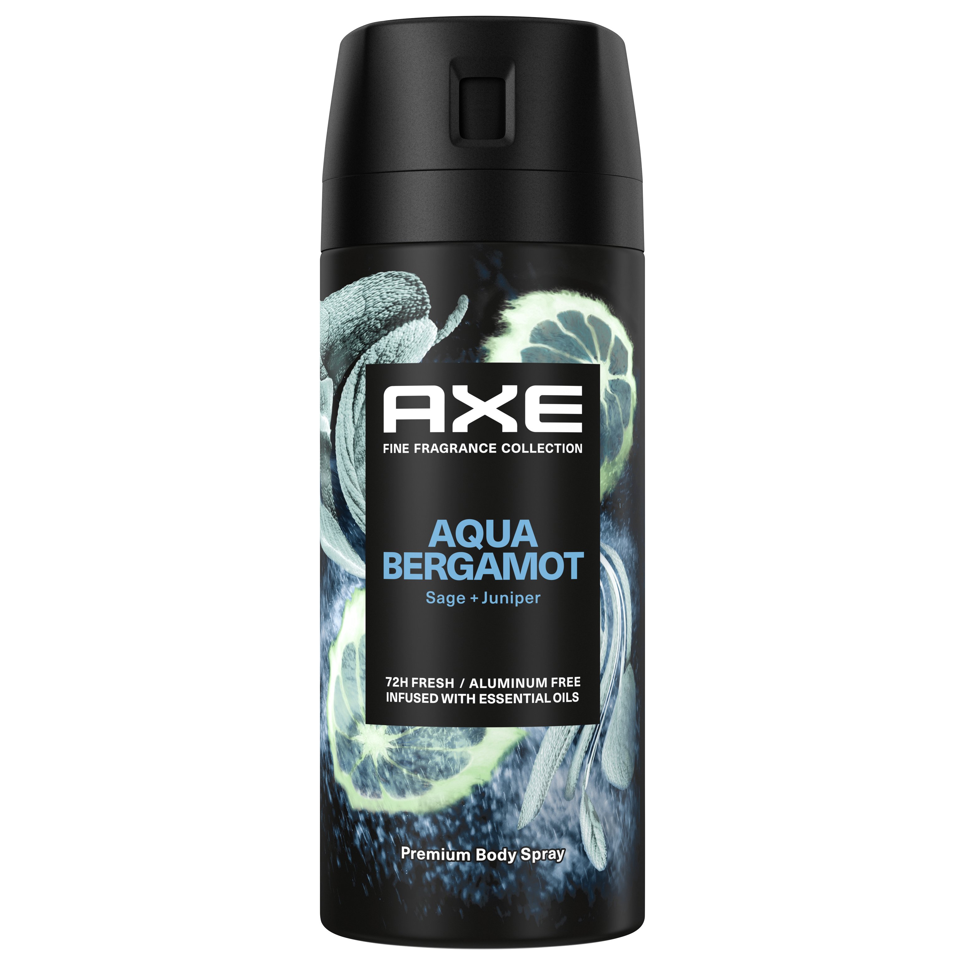 AXE Fine Fragrance Collection Premium Deodorant Body Spray for Men Aqua  Bergamot - Shop Deodorant & Antiperspirant at H-E-B
