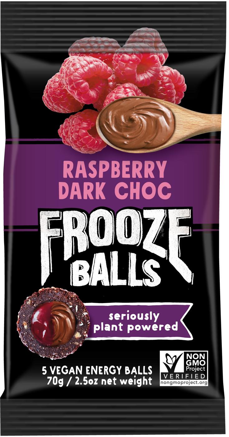 Frooze Balls Raspberry Dark Chocolate Vegan Energy Balls; image 1 of 2