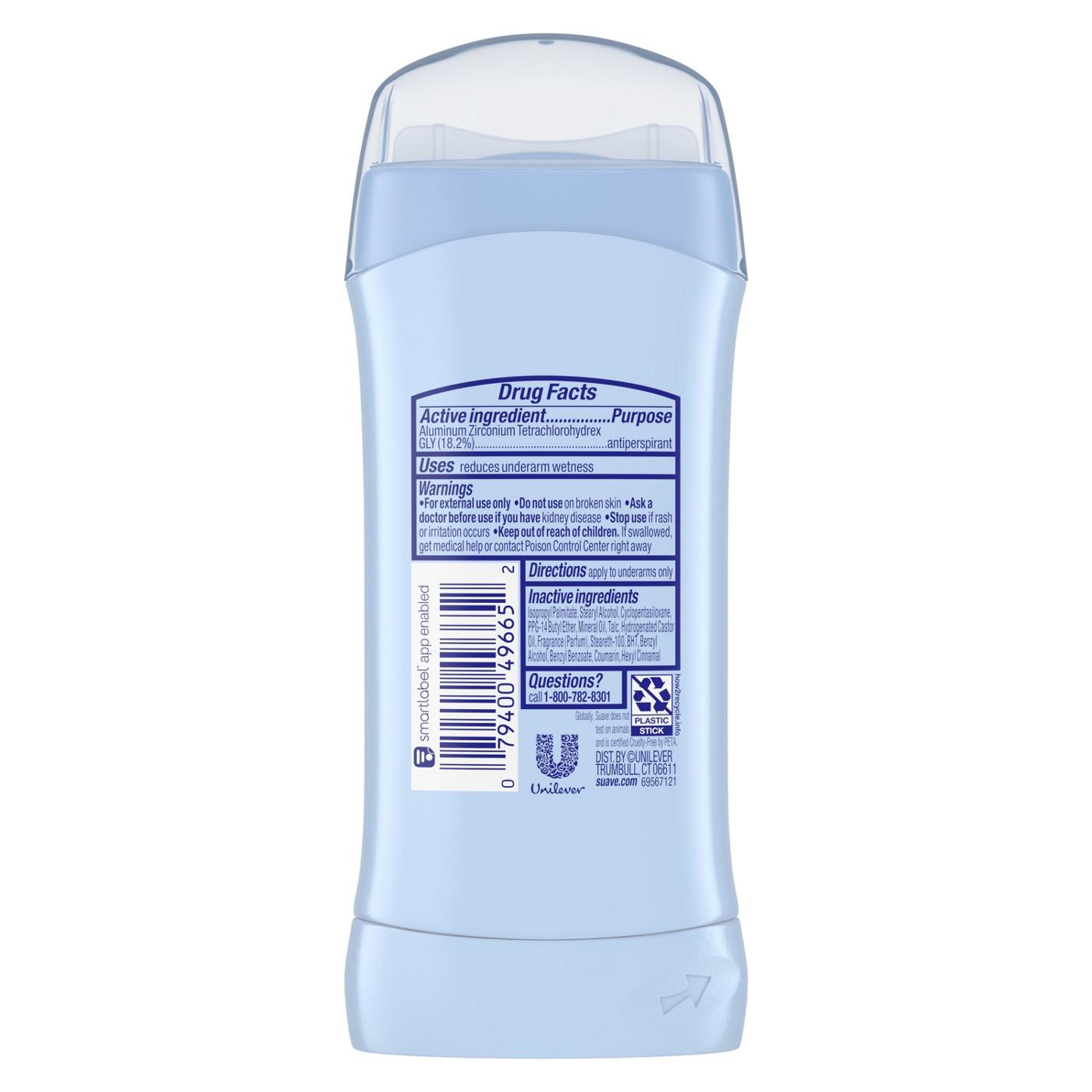 Suave Invisible Solid Antiperspirant Deodorant - Cocoa Butter & Shea; image 8 of 9