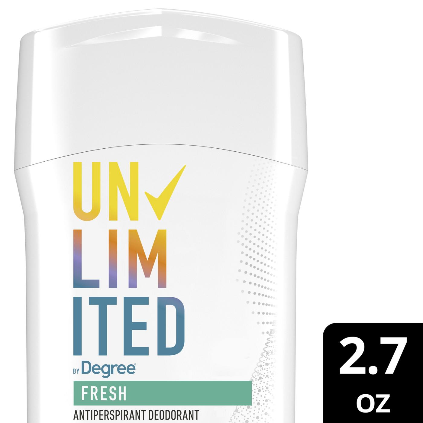 Degree Unlimited Antiperspirant Deodorant - Fresh; image 3 of 10