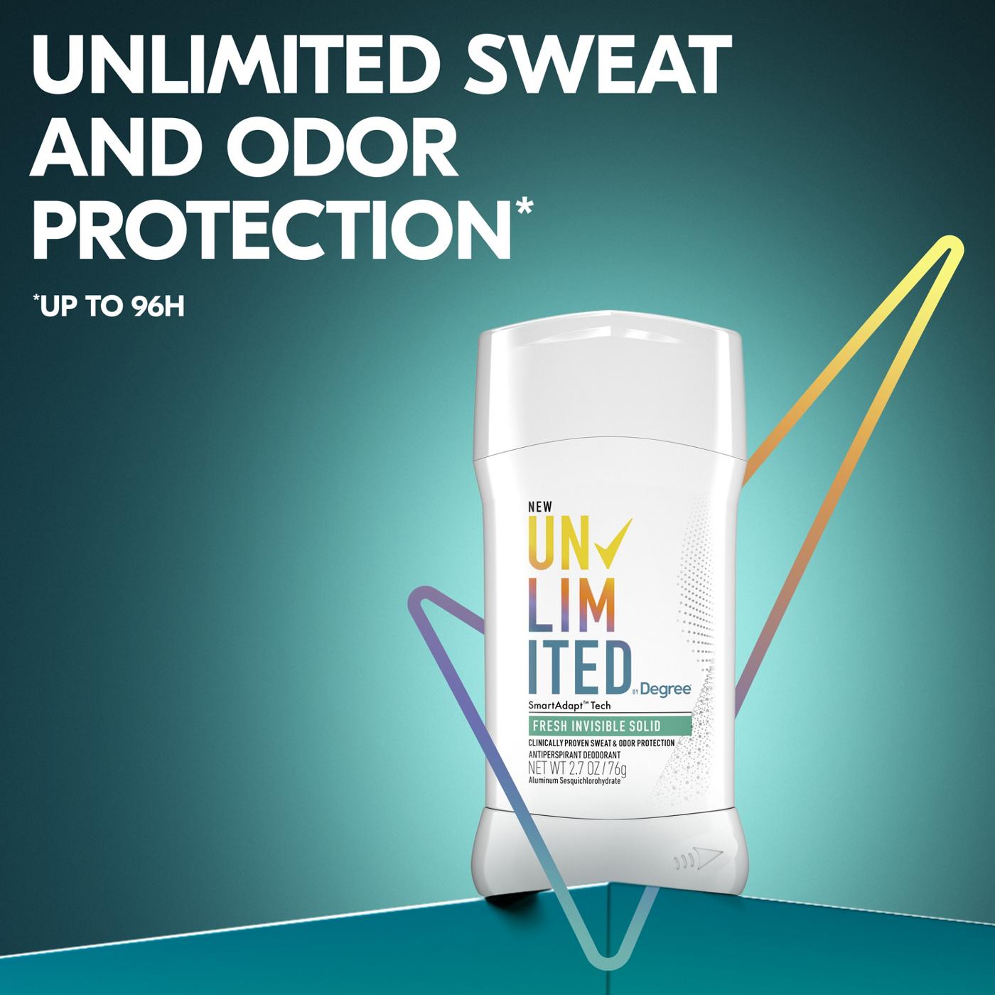 Degree Unlimited Antiperspirant Deodorant - Fresh; image 7 of 10