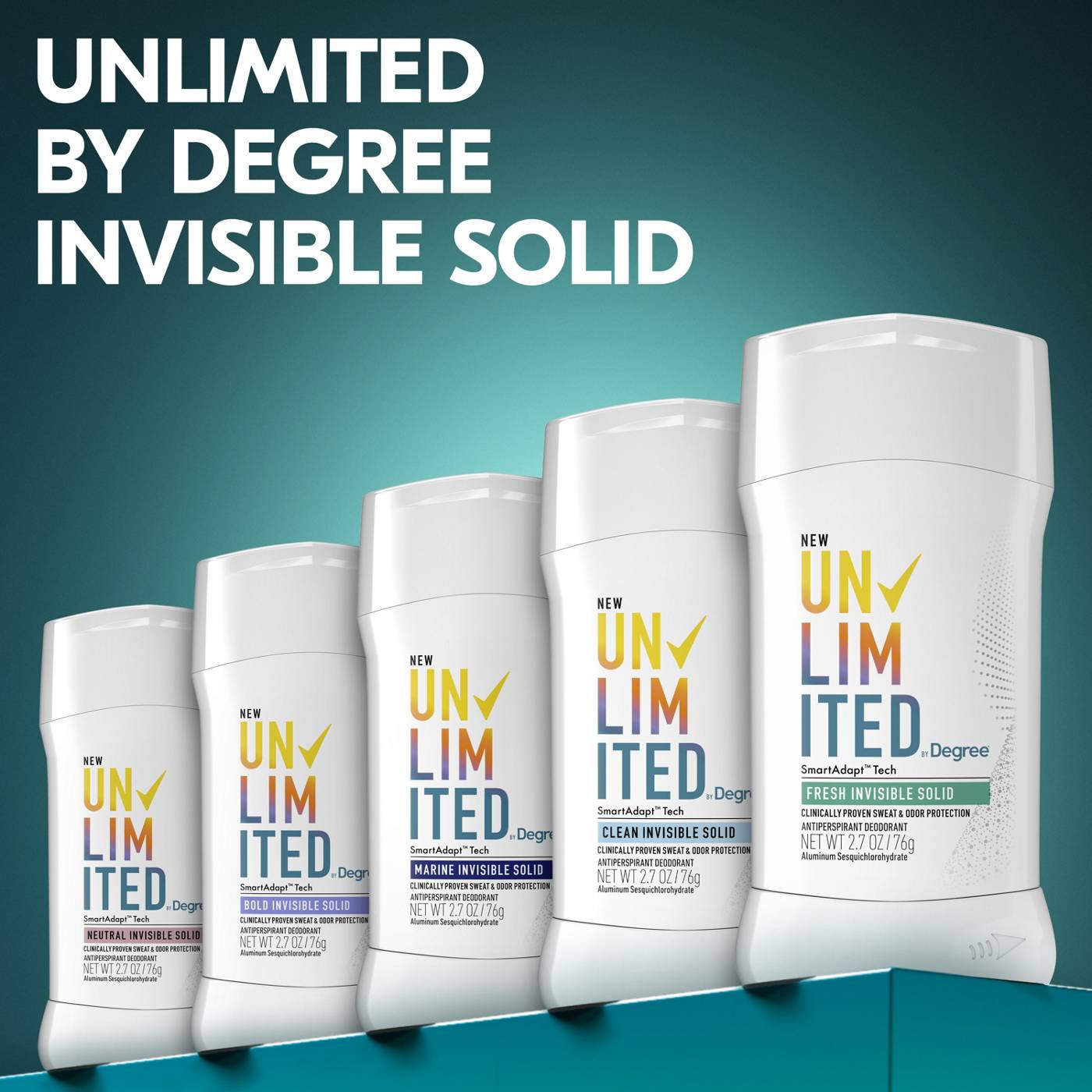 Degree Unlimited Antiperspirant Deodorant - Fresh; image 8 of 10