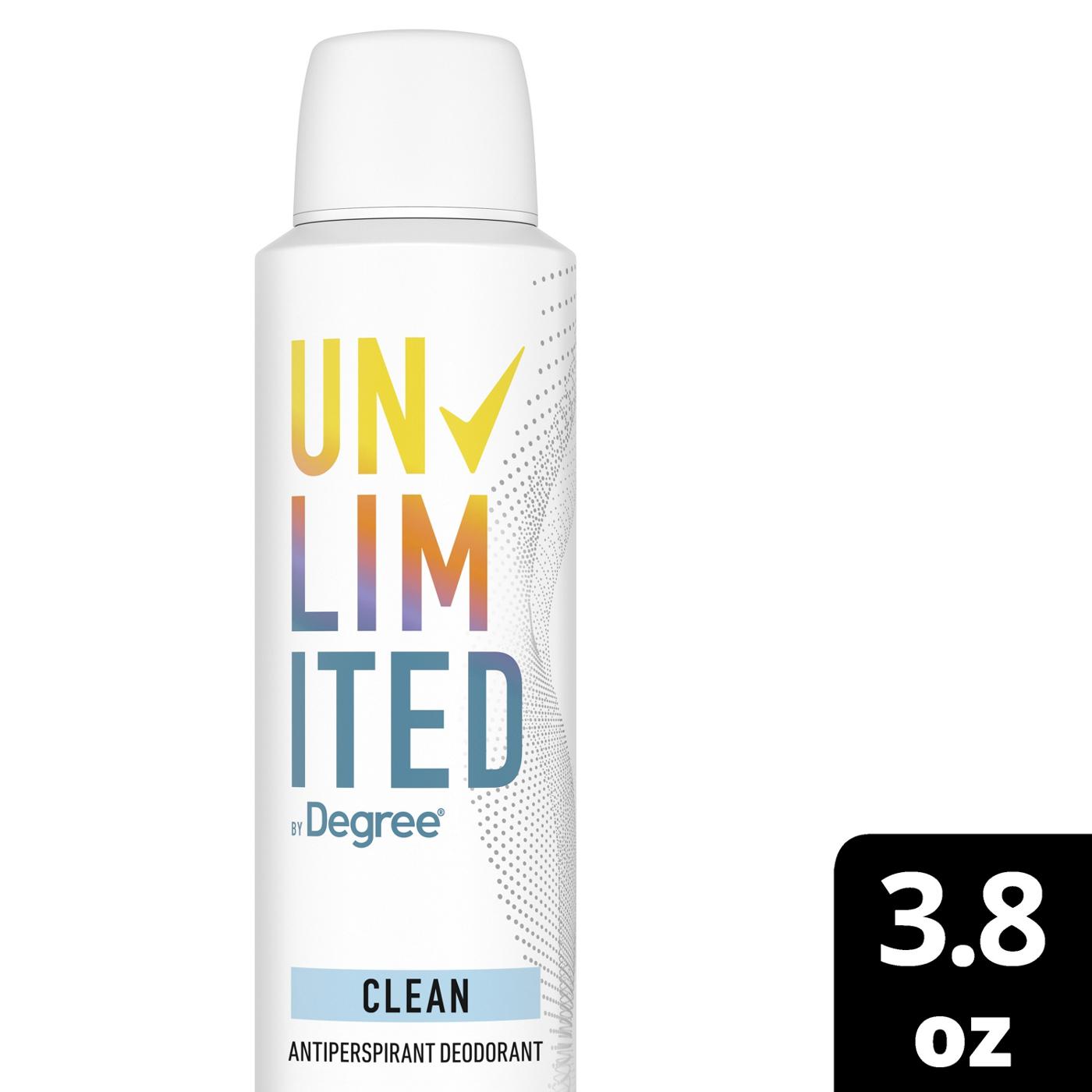 Degree Unlimited Antiperspirant Deodorant Clean; image 10 of 10