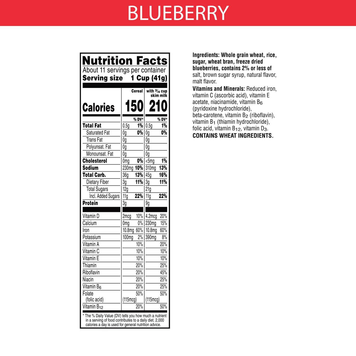 Kellogg's Special K Blueberry Breakfast Cereal Shop Cereal at HEB