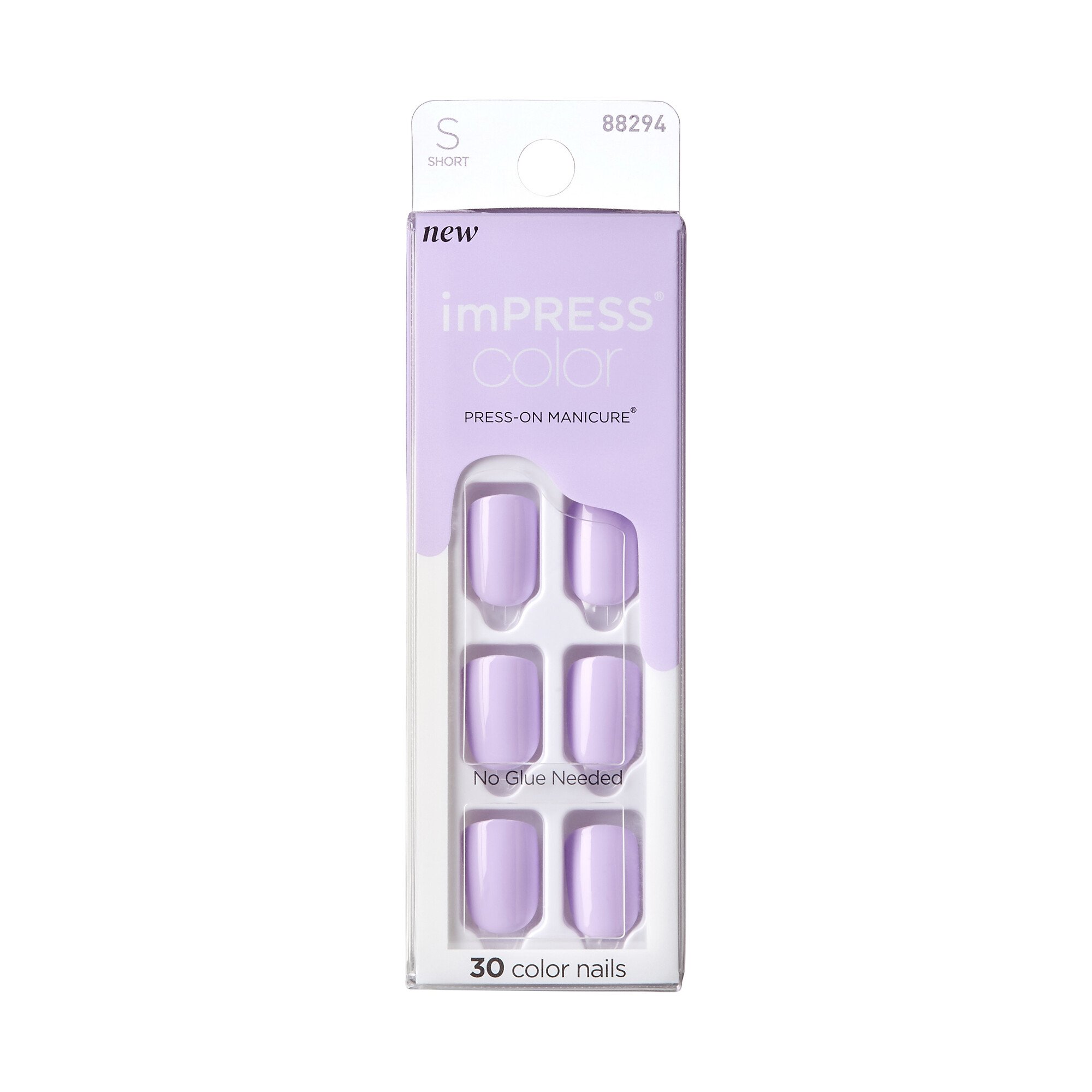 KISS imPRESS Color Press-On Manicure - Vivid Lavender - Shop Nail Sets ...