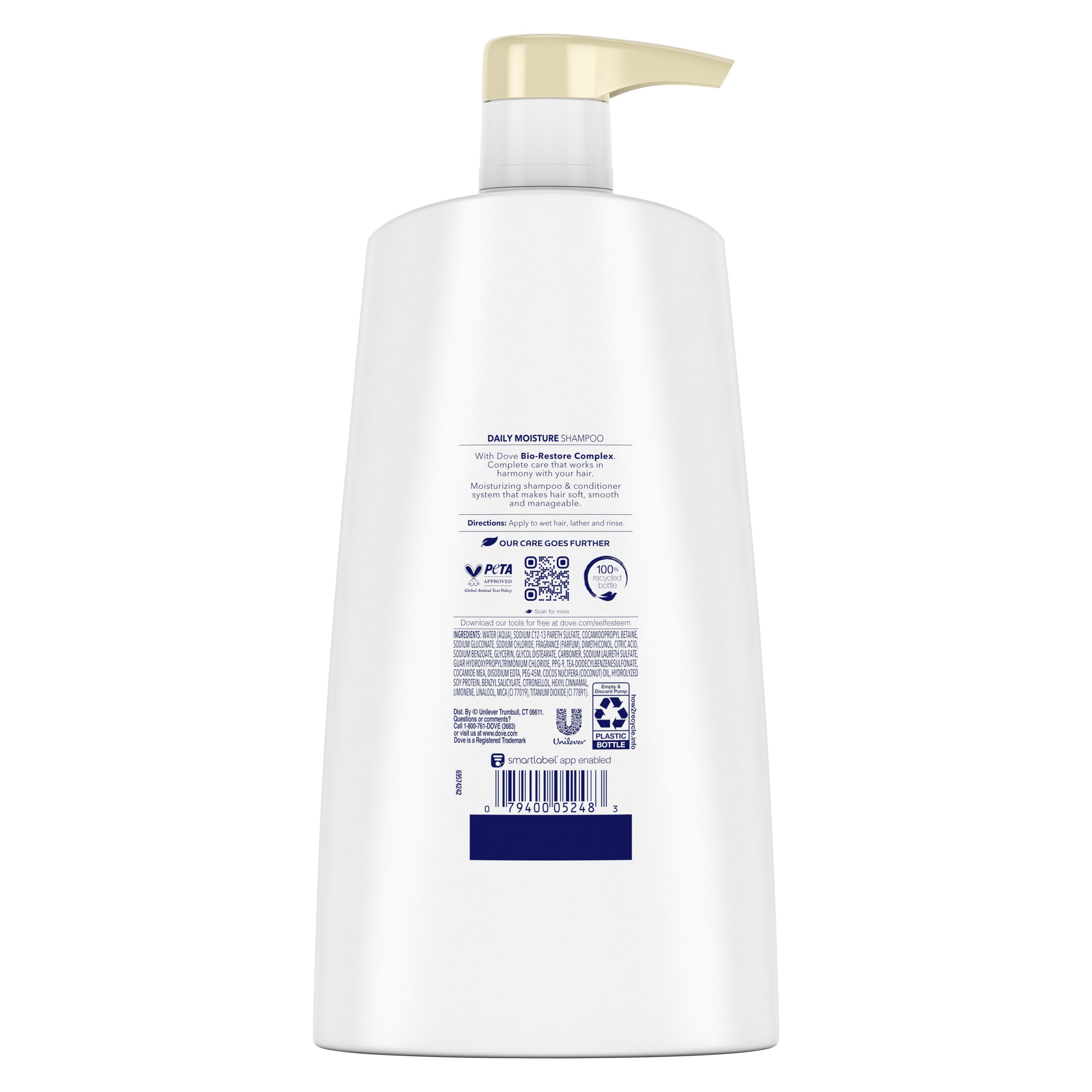 Dove Ultra Care Shampoo - Coconut & Hydration - Shop Shampoo & Conditioner  at H-E-B