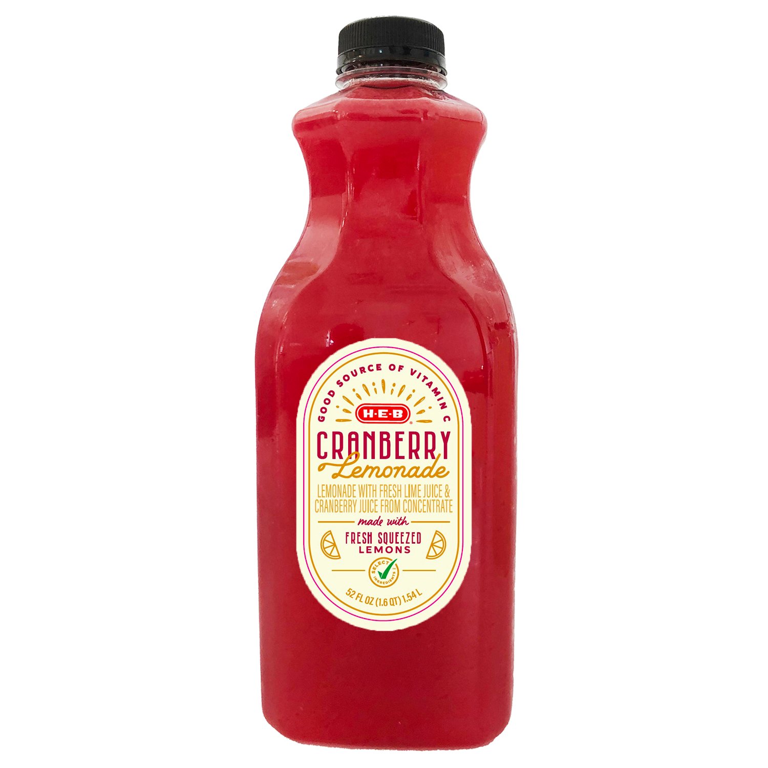H E B Cranberry Lemonade Shop Juice At H E B 1508