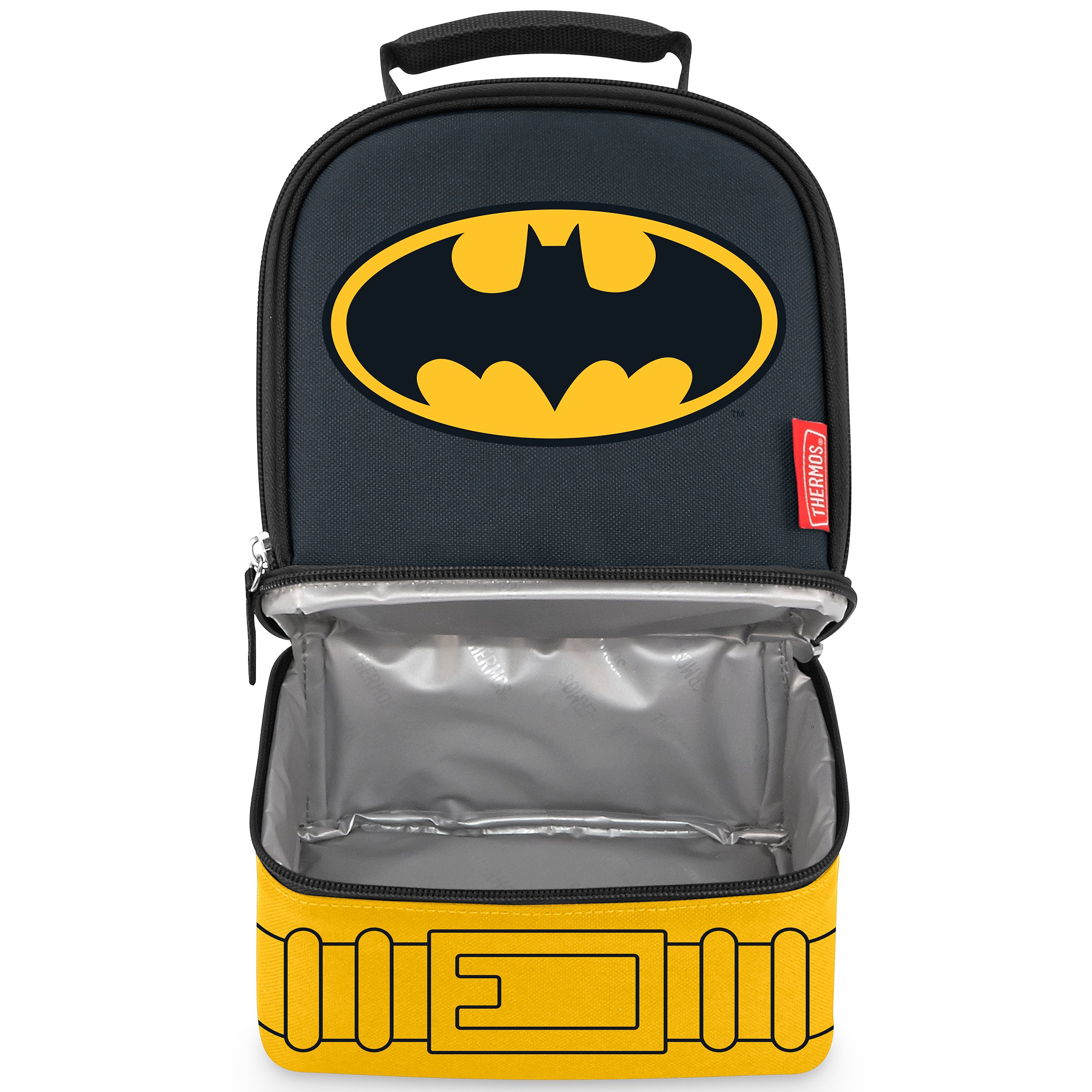 Vintage Batman Lunchbox NO Thermosblack Plastic School Lunch Box DC Comics  Superhero Panchosporch 