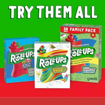 Fruit Roll-Ups Variety Family Pack, 30 ct