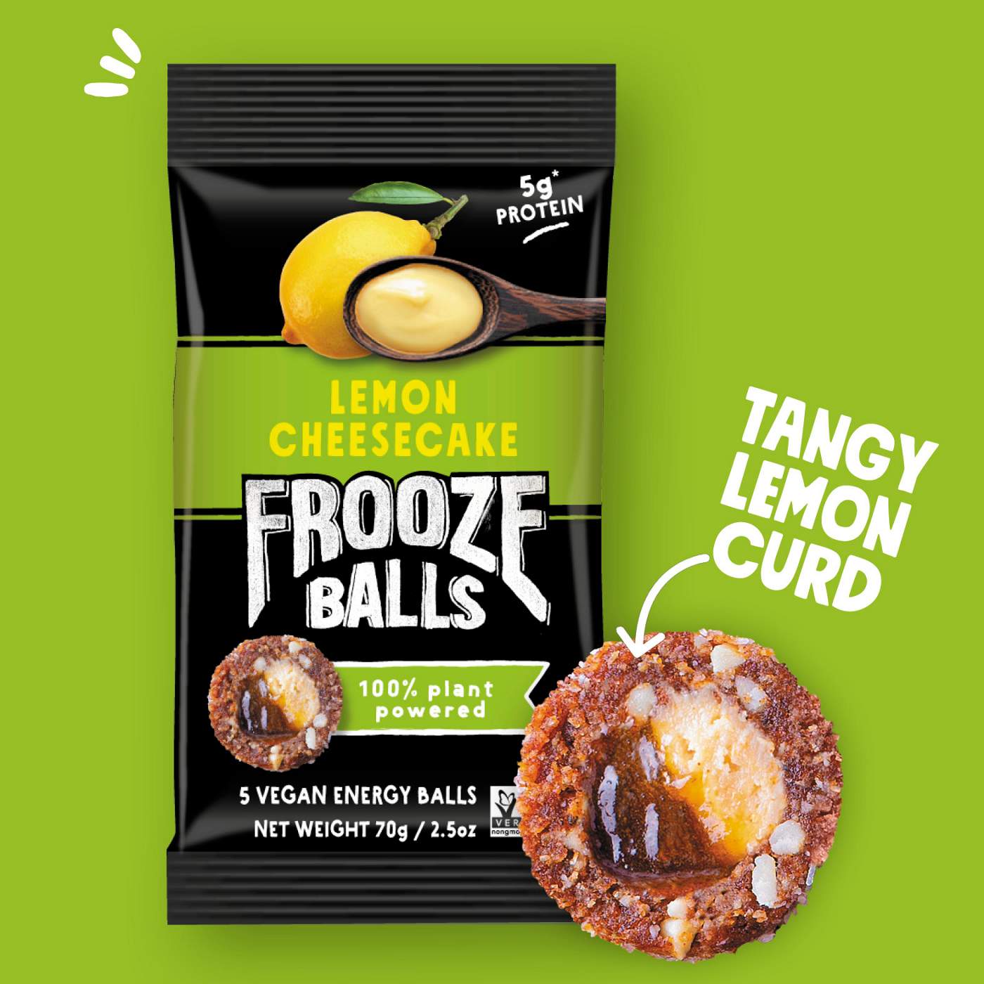 Frooze Balls Lemon Cheesecake Vegan Energy Balls; image 4 of 5