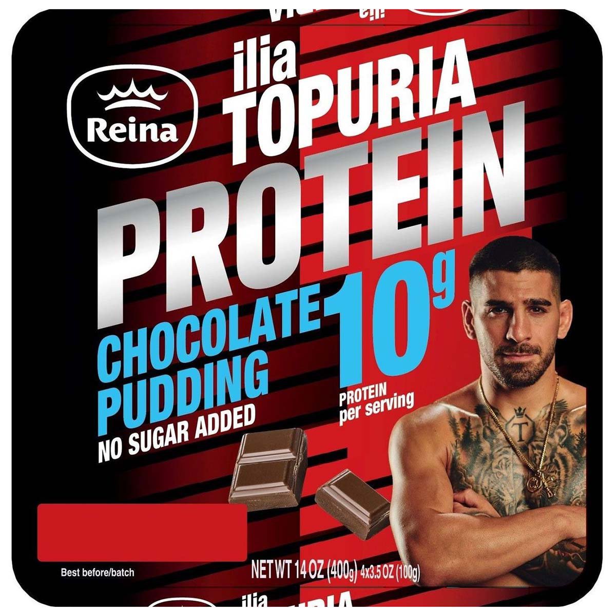 Reina 10g Protein Chocolate Pudding, 4 ct