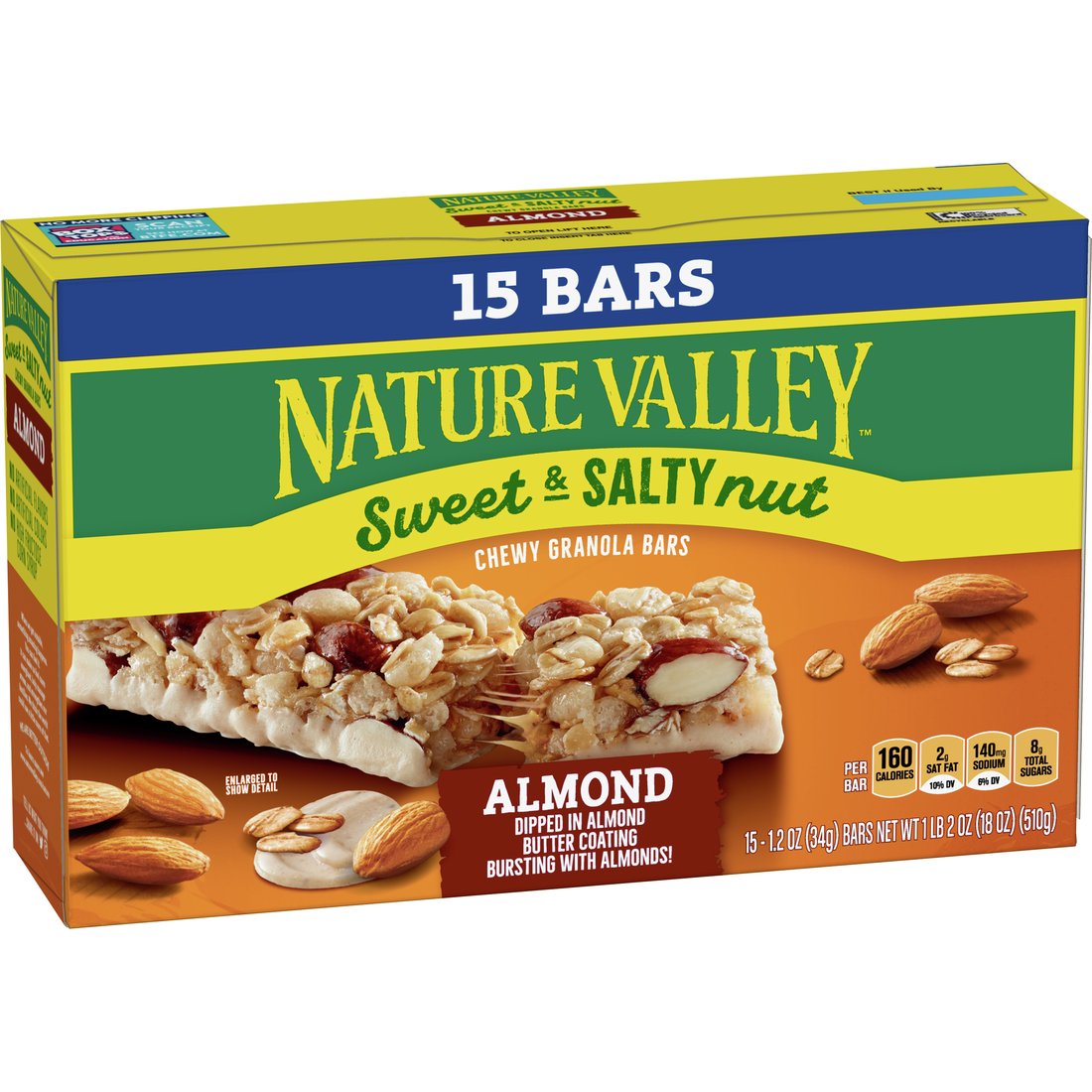 Nature Valley Sweet & Salty Nut Almond Chewy Granola Bars - Shop 