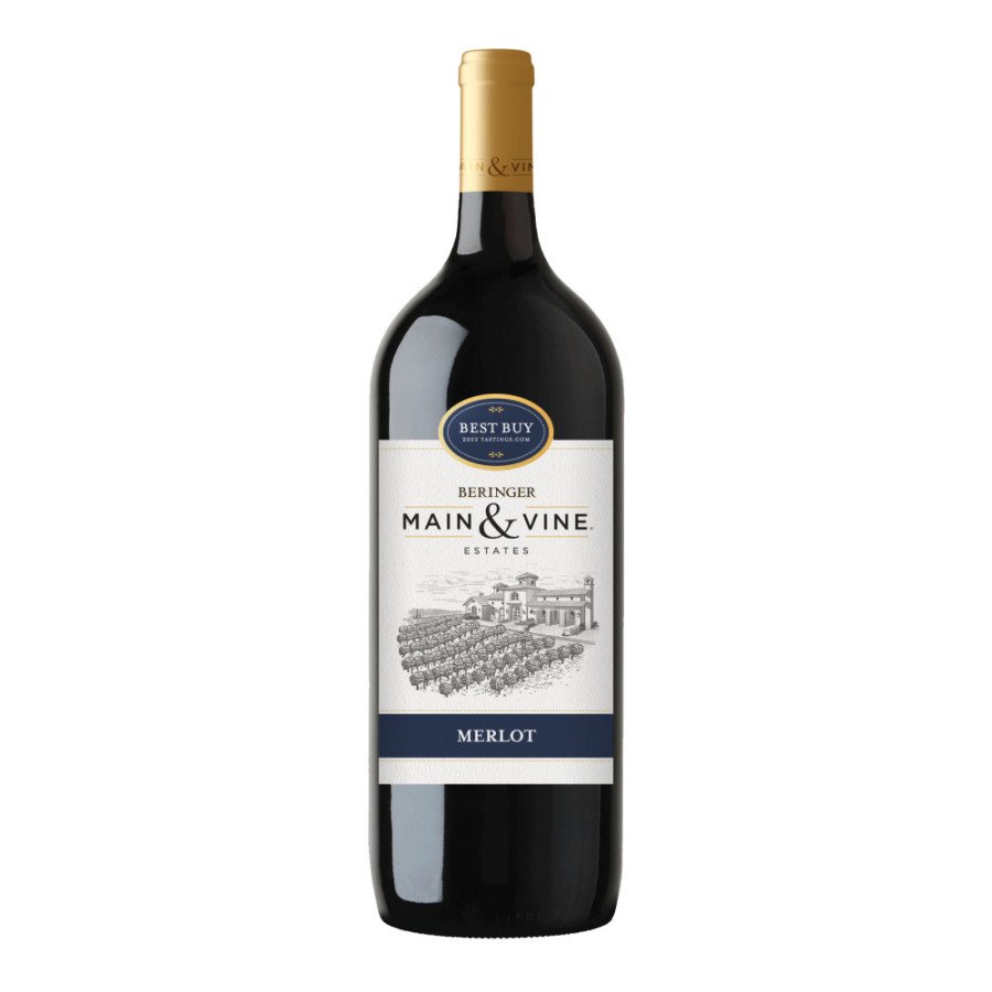 Beringer Merlot California Red Wine, 1.5 L