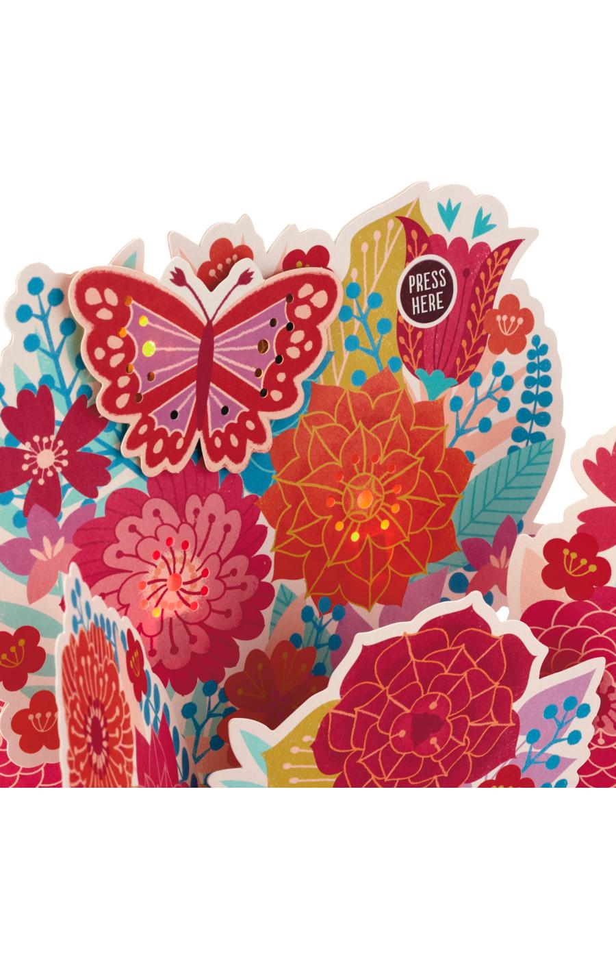 Hallmark Pop Up Mother's Day Card with Light and Sound (Displayable Pot ...