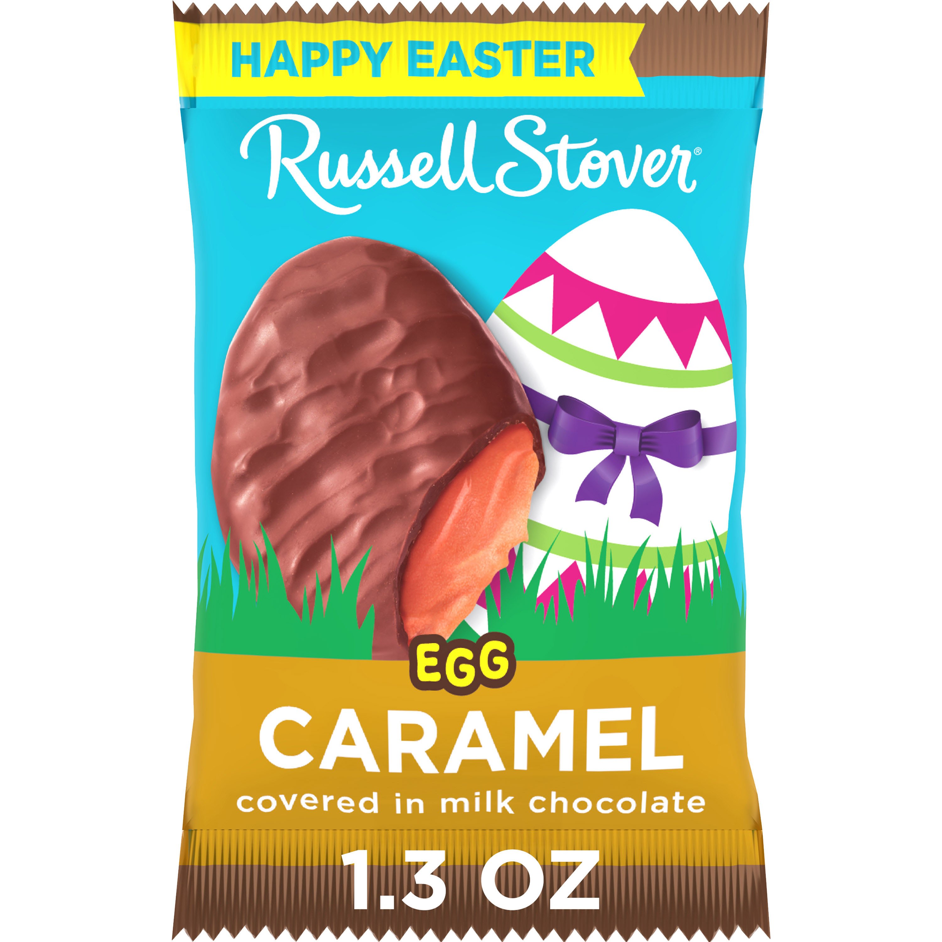 Russell Stover Milk Chocolate Caramel Egg Easter Candy Shop Candy at