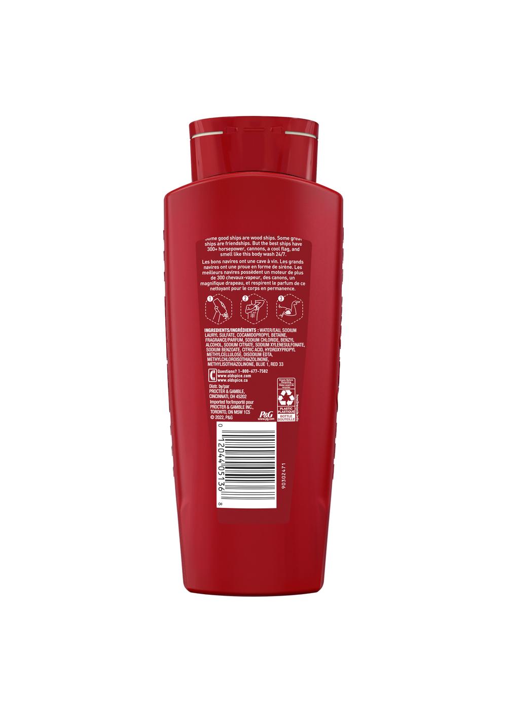 Old Spice Body Wash - Captain; image 2 of 2