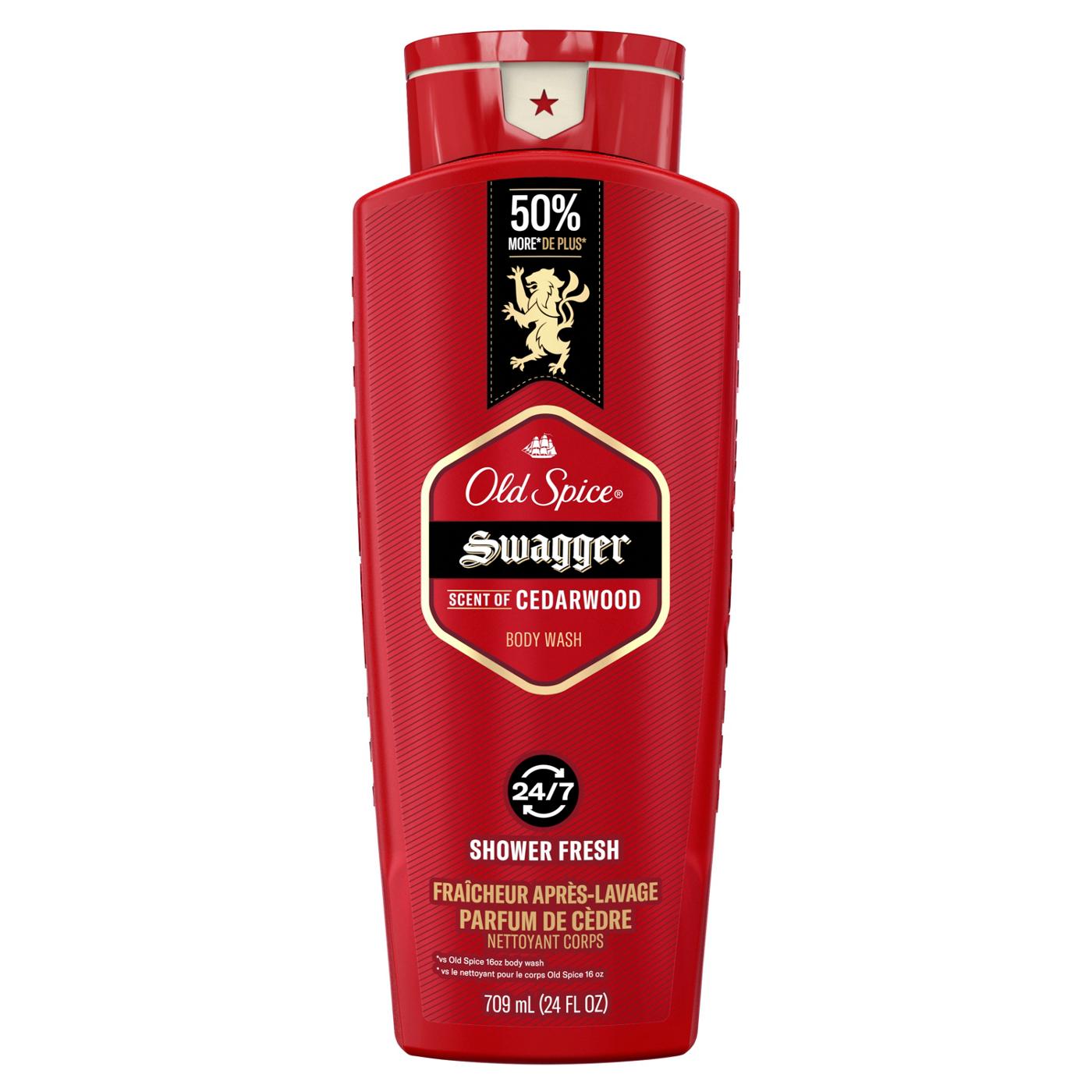 Old Spice Men's Body Wash, Swagger Scent of Cedarwood; image 6 of 10