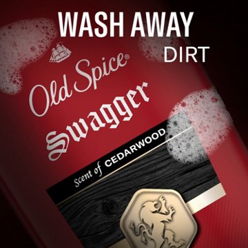 Old Spice Men's Body Wash, Swagger Scent of Cedarwood, 24 oz