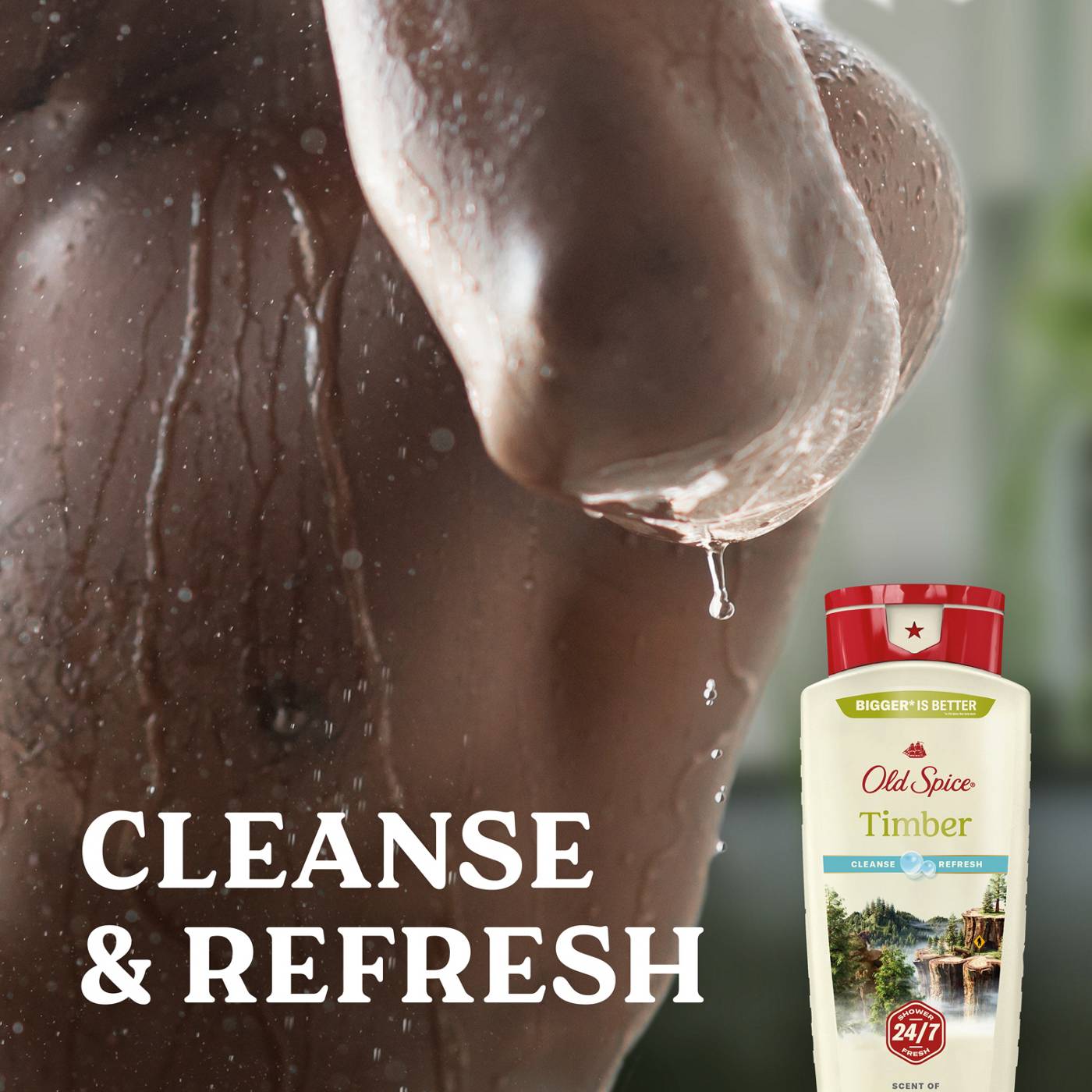 Old Spice Body Wash - Timber with Sandalwood; image 2 of 10