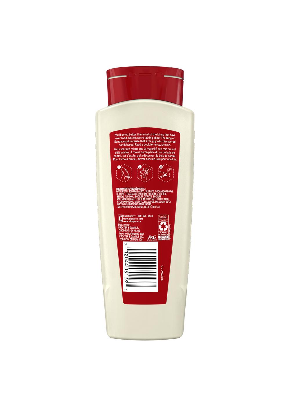 Old Spice Body Wash - Timber with Sandalwood; image 2 of 2