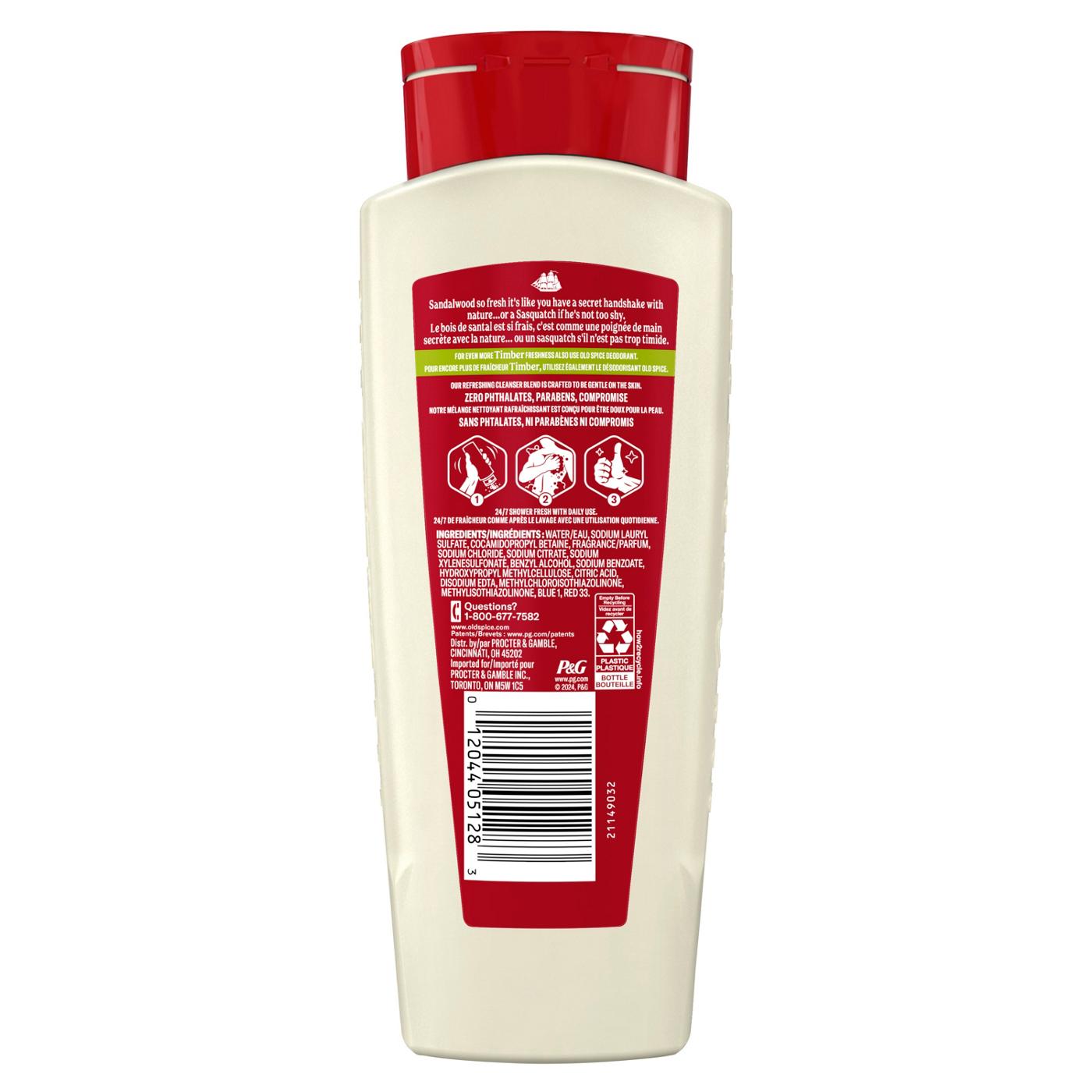 Old Spice Body Wash - Timber with Sandalwood; image 10 of 10