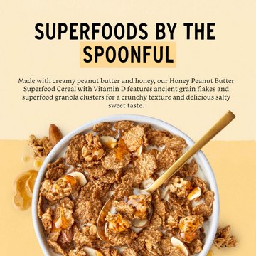 Purely Elizabeth Honey Peanut Butter Superfood Cereal