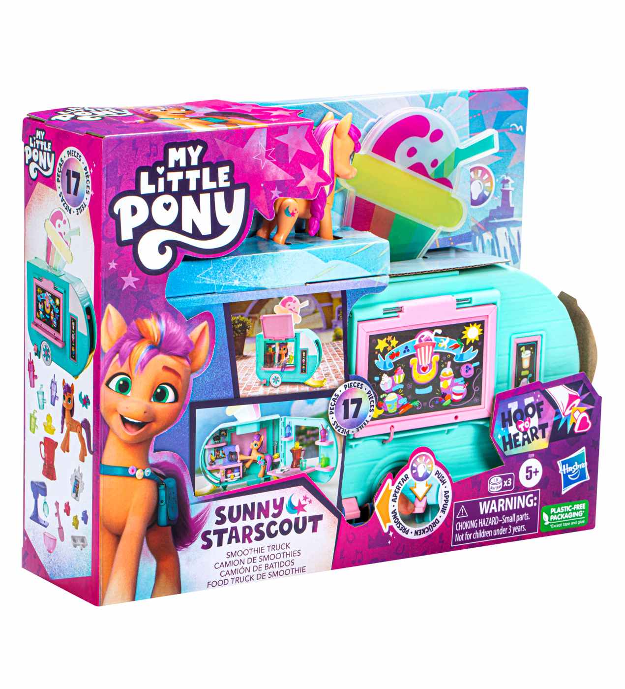 My Little Pony Toys Sunny Starscout Smoothie Truck Doll, Kids