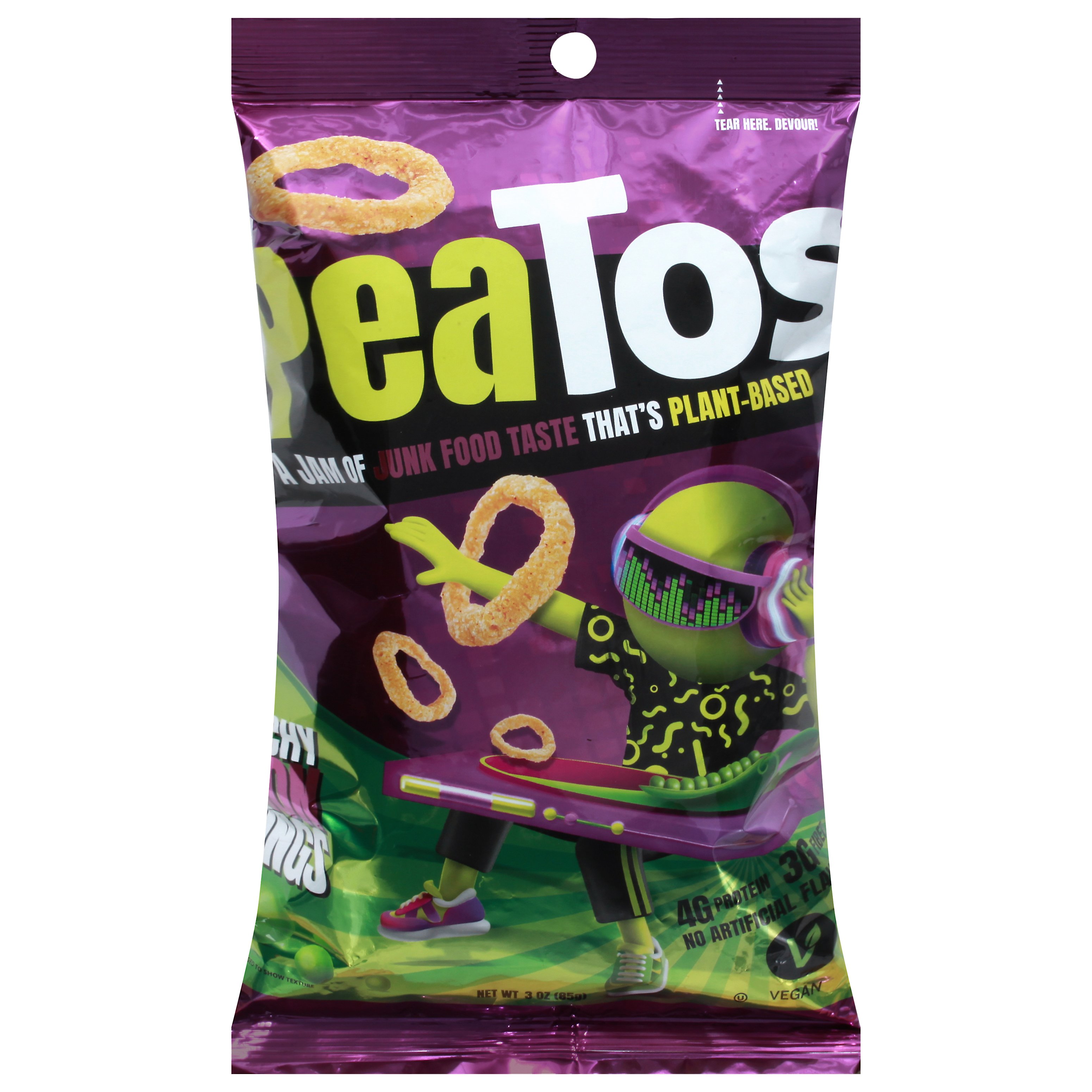 Peatos Plant Based Crunchy Onion Rings Shop Chips at HEB
