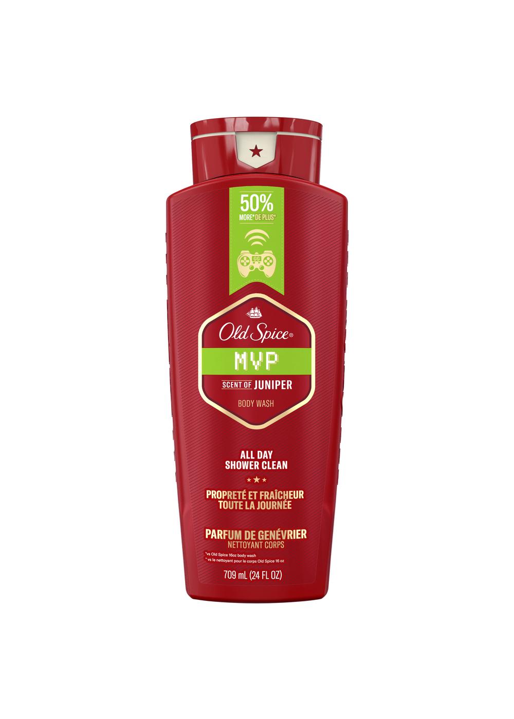Old Spice MVP Body Wash Scent of Juniper Shop Body wash at HEB