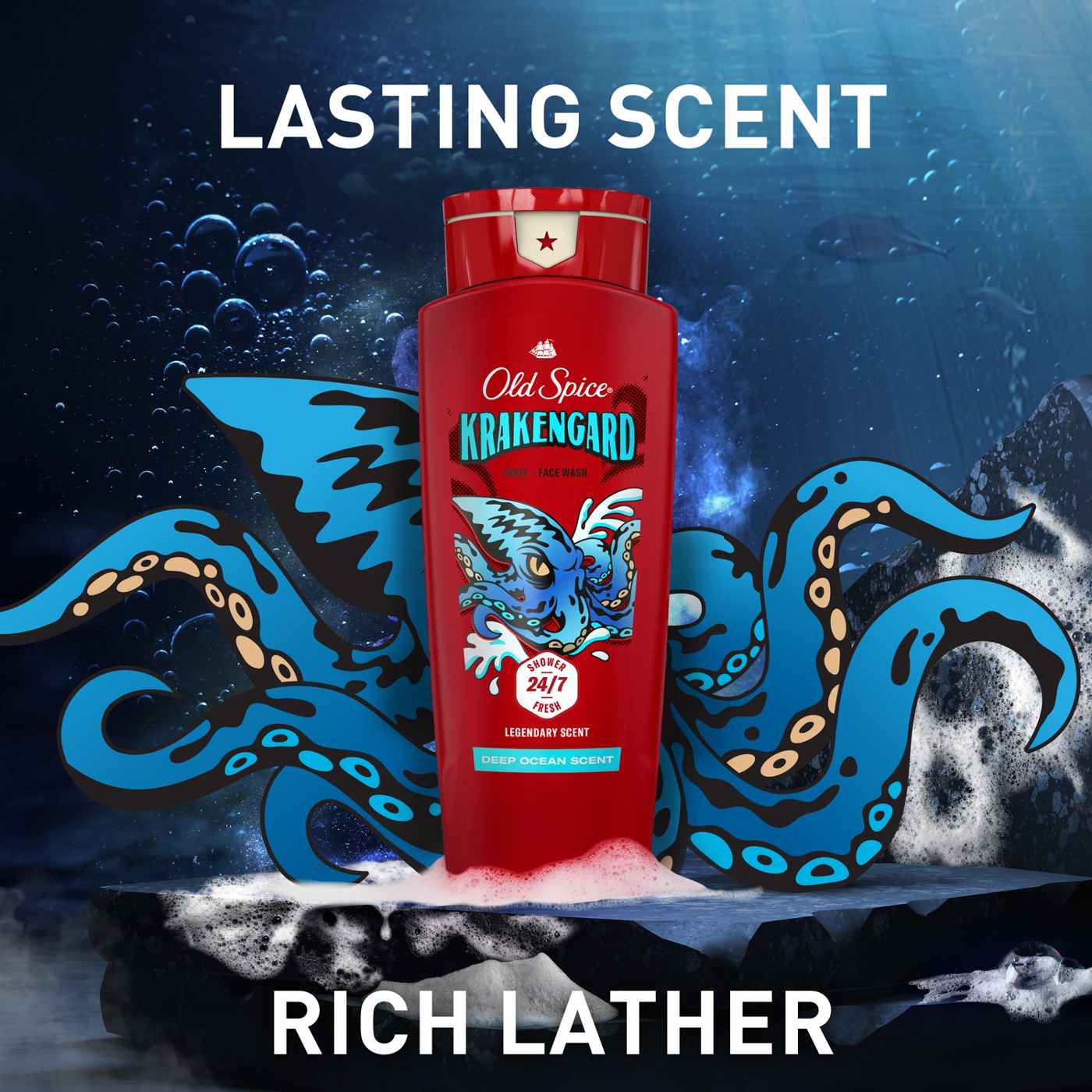 Old Spice Body Wash - Krakengard; image 5 of 10