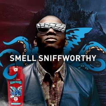 Old Spice Cleansing Body Wash for Men, 2 in 1 Face & Body Wash, Krakengard, Deep Ocean, 24 oz