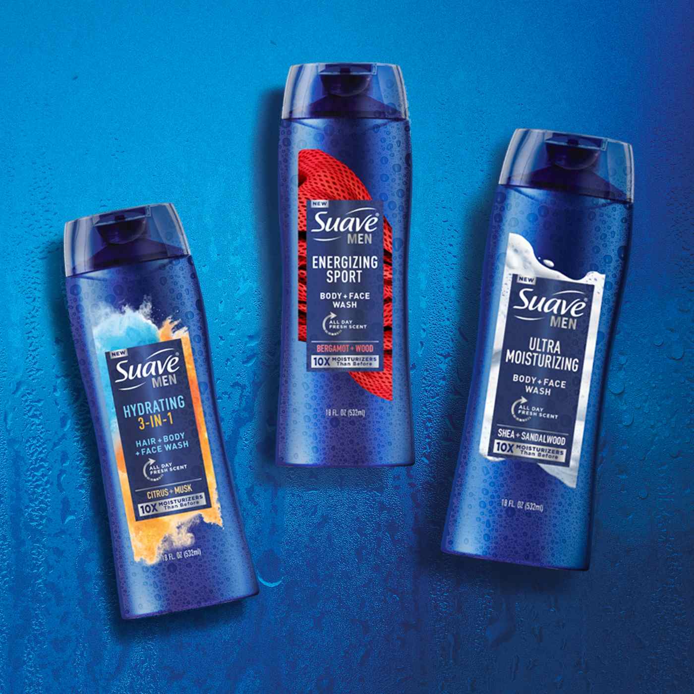 Suave Men Face and Body Wash, with Shea Butter and Coconut Oil Shop