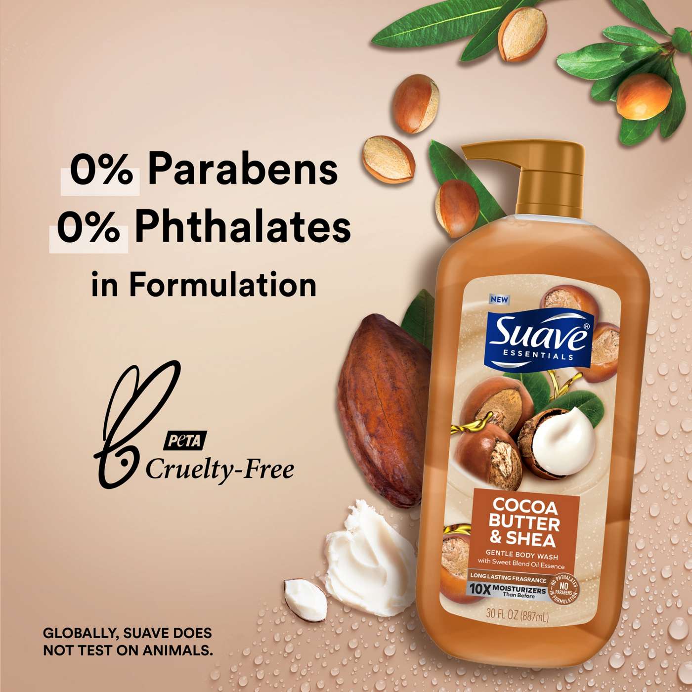 Suave Essentials Gentle Body Wash - Cocoa Butter & Shea; image 5 of 7