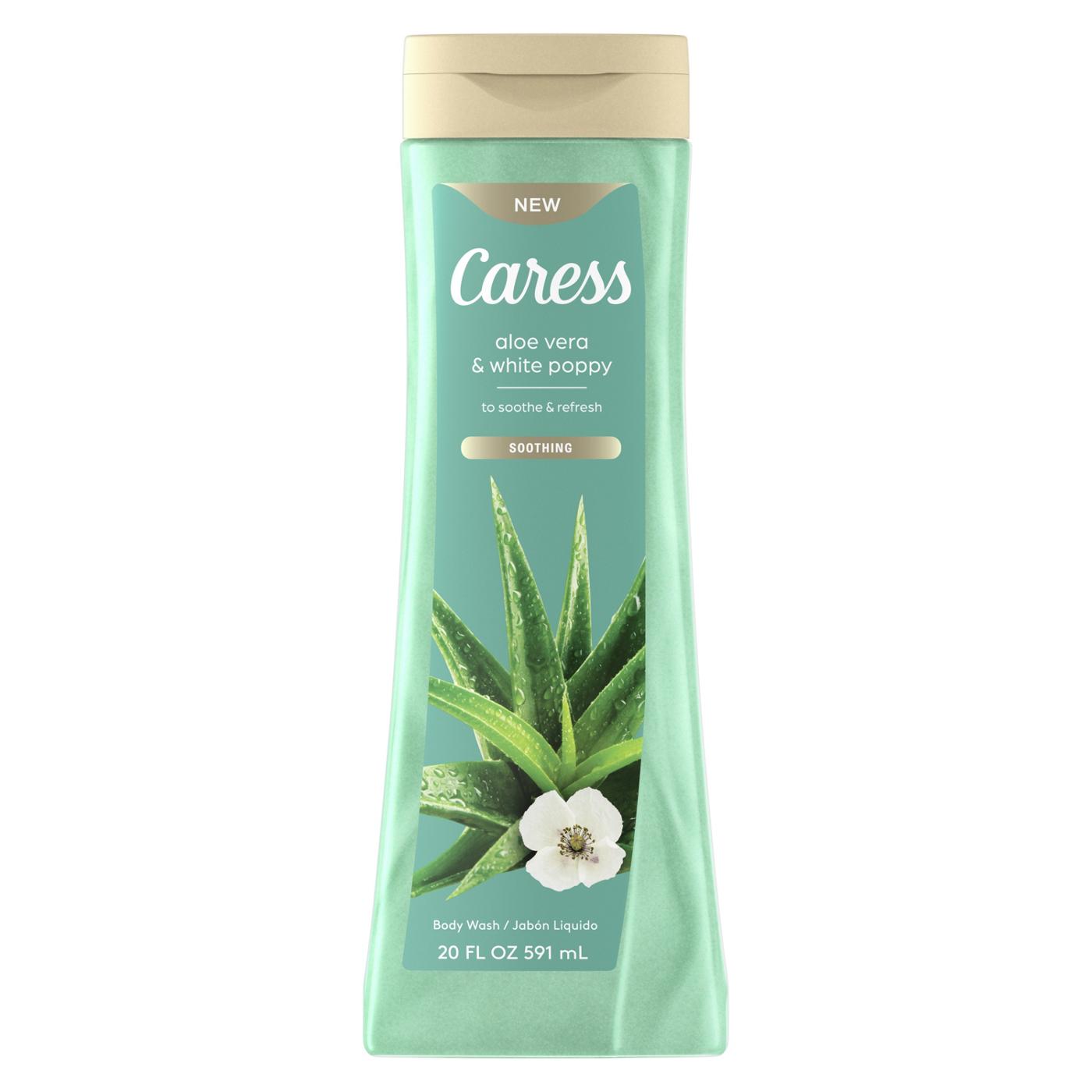Caress Body Wash - Aloe Vera and White Poppy; image 1 of 7