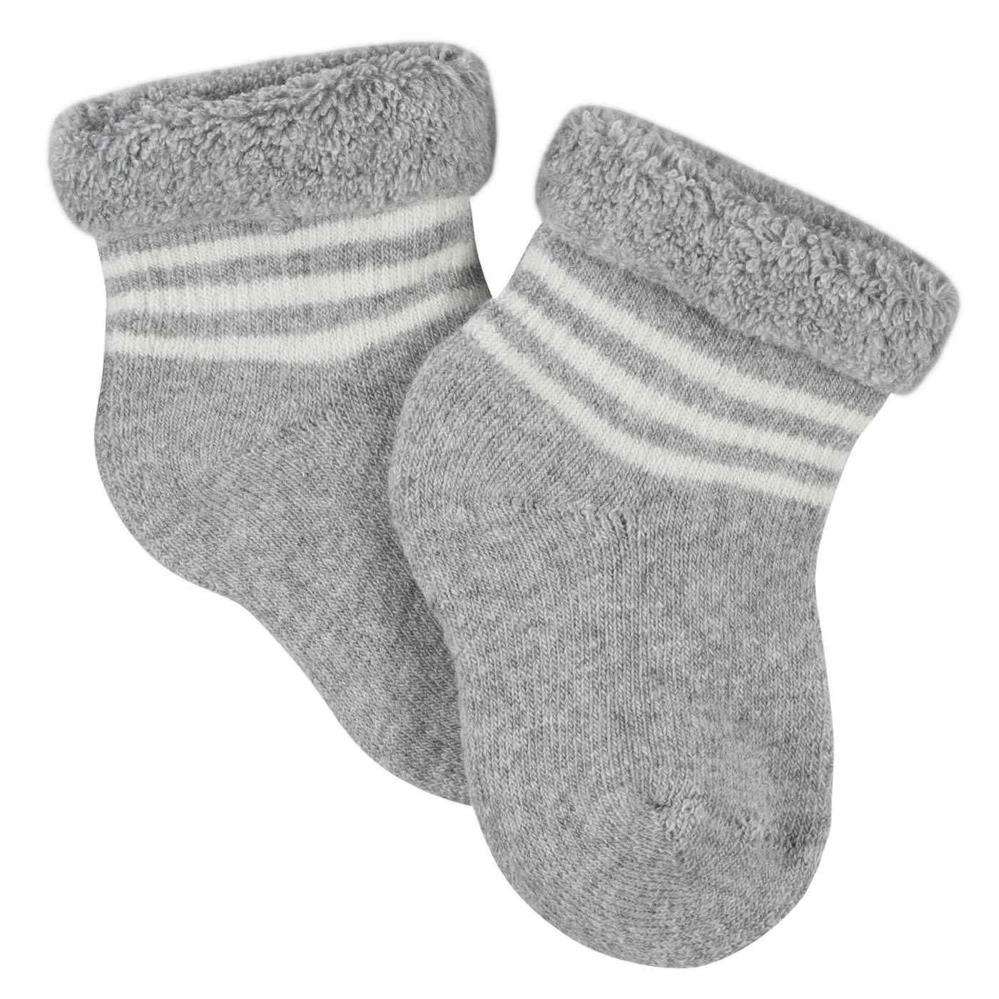 Gerber Baby Boys Bear Terry Wiggle-Proof Socks, 6 pk; image 4 of 7