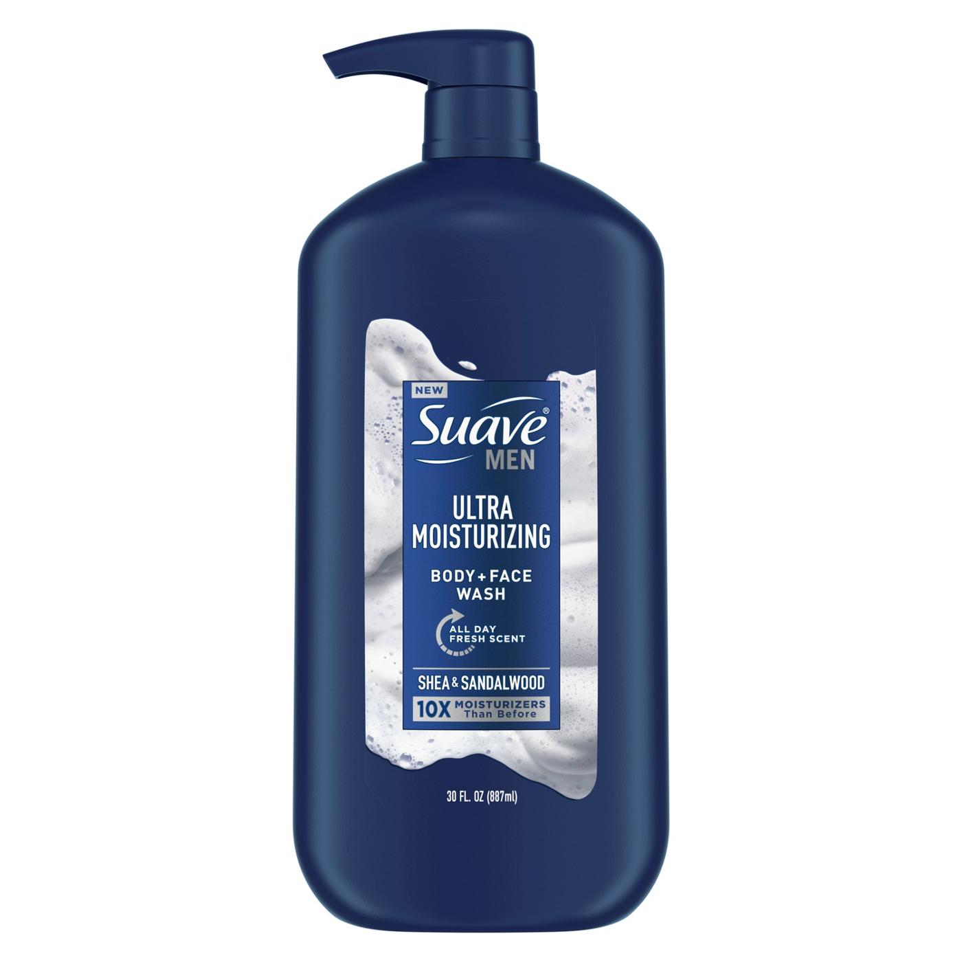 Suave Men Face and Body Wash - Shea Butter and Coconut Oil; image 1 of 8