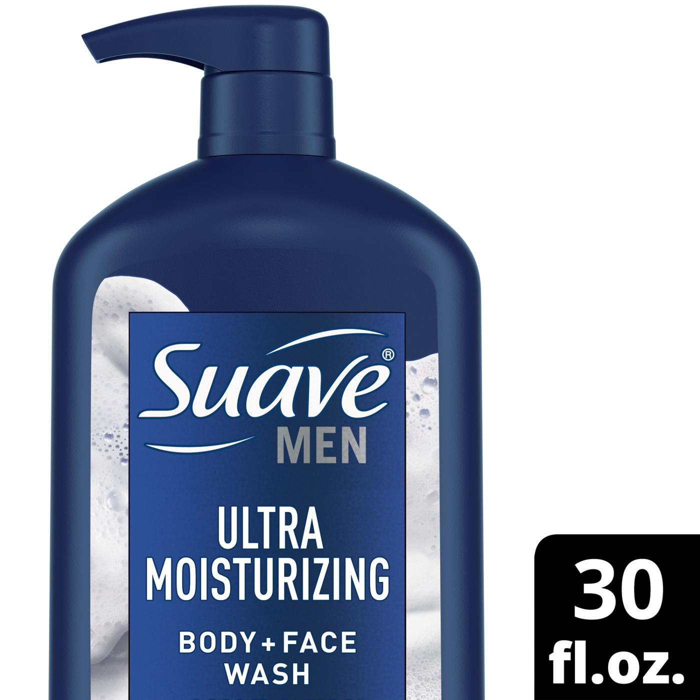 Suave Men Face and Body Wash - Shea Butter and Coconut Oil; image 2 of 8